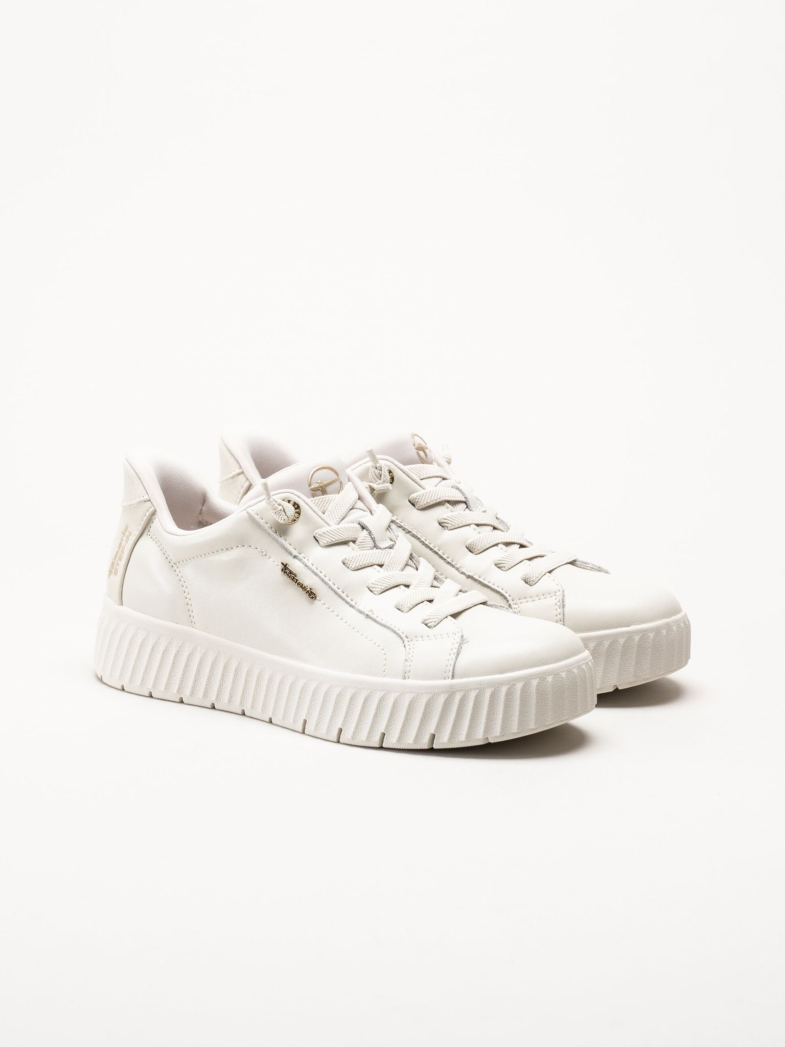 Tamaris Comfort - Vita sneakers i skinn