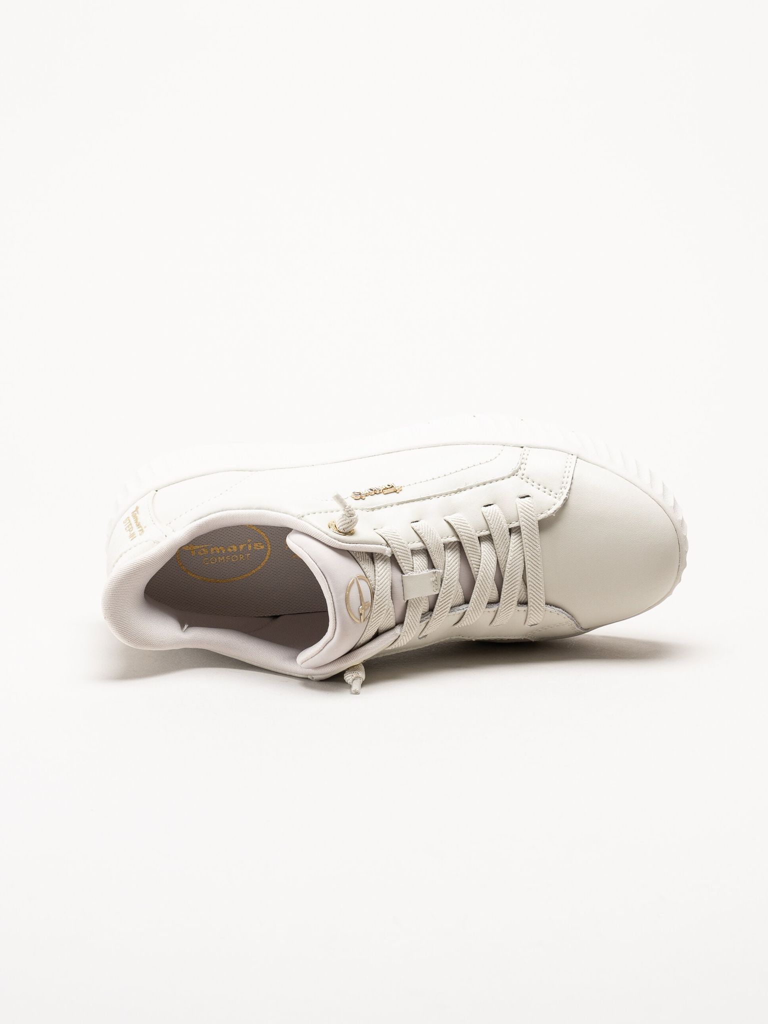 Tamaris Comfort - Vita sneakers i skinn