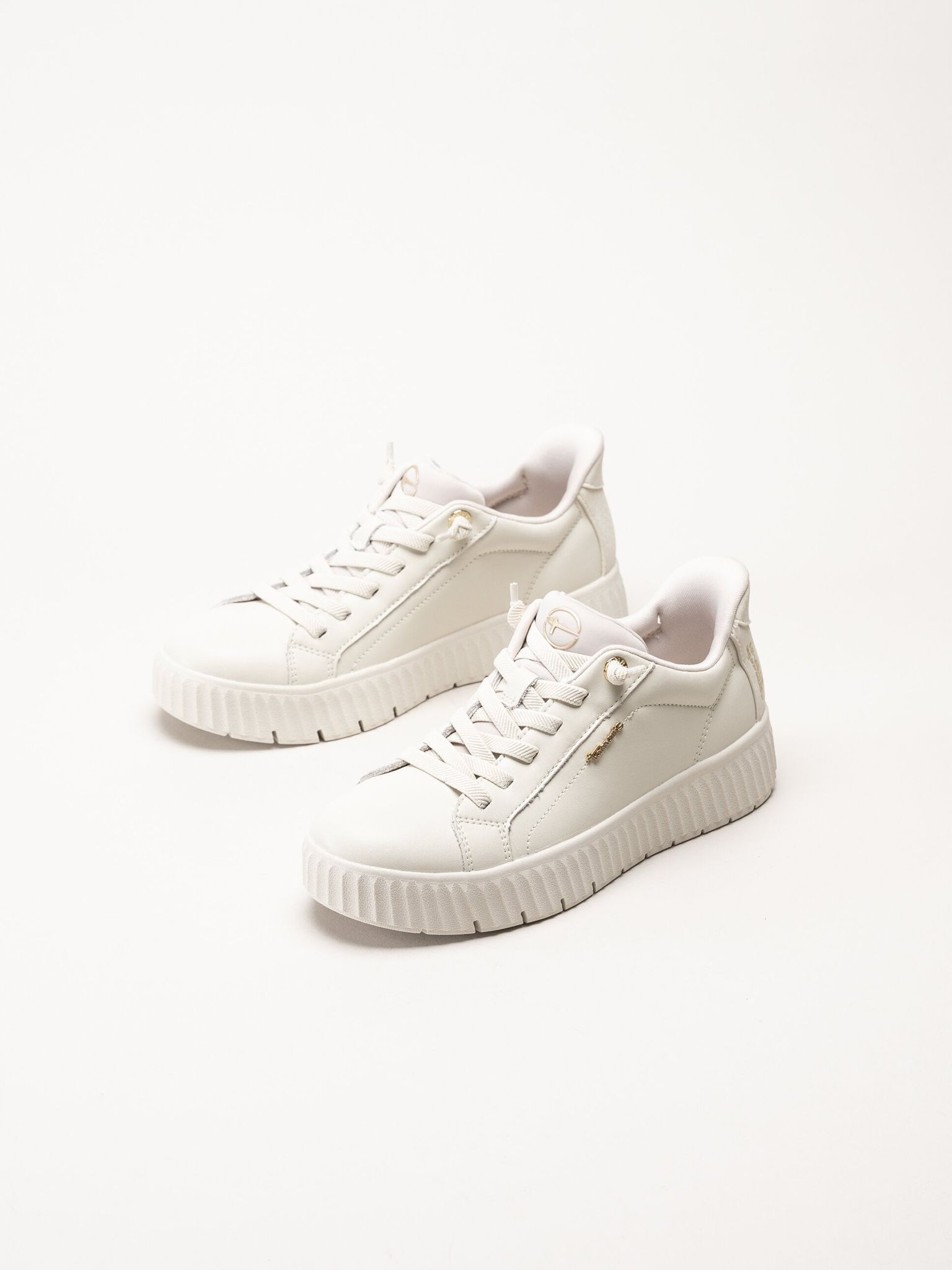 Tamaris Comfort - Vita sneakers i skinn