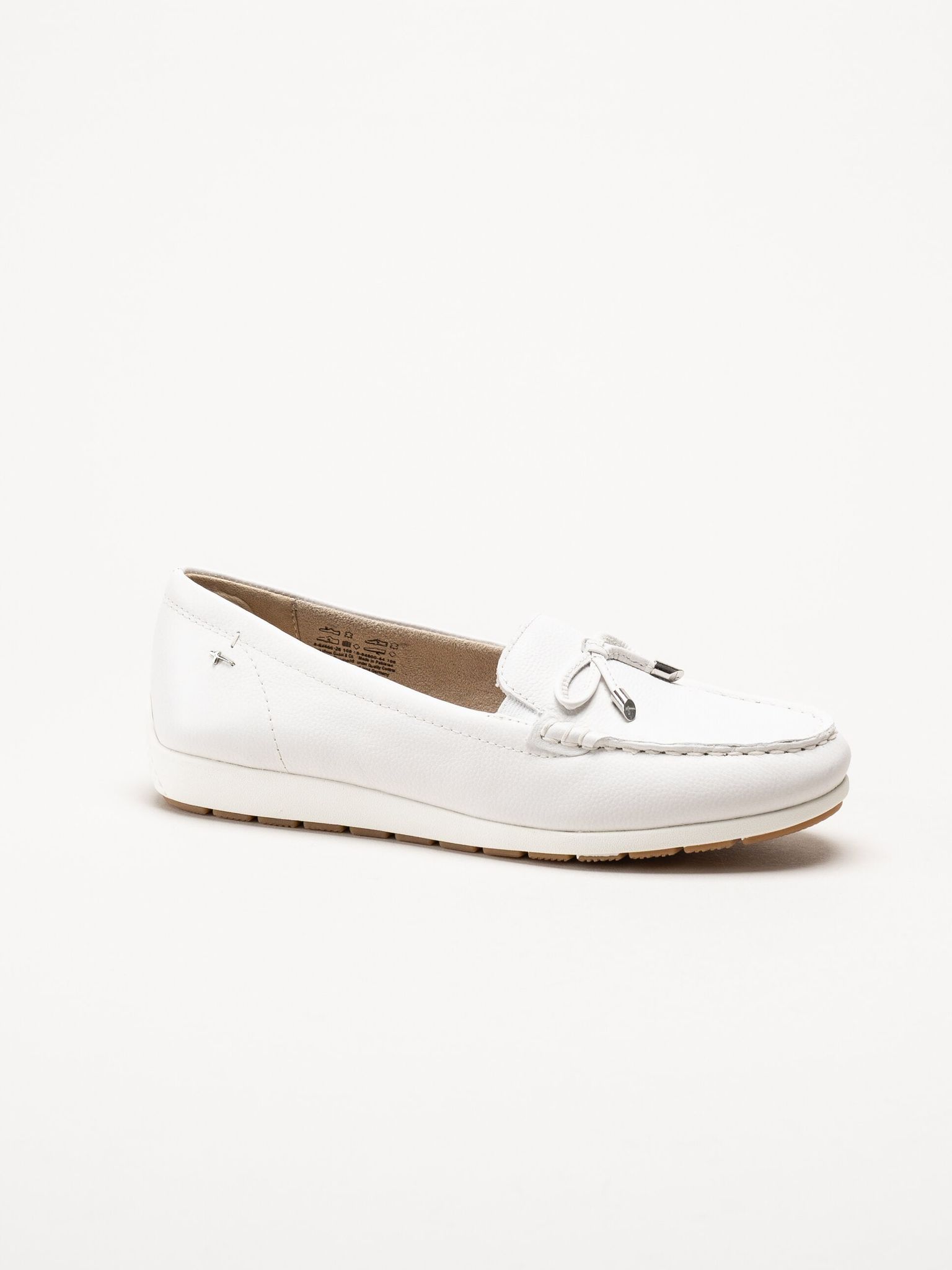 Tamaris Comfort - Vita loafers i skinn
