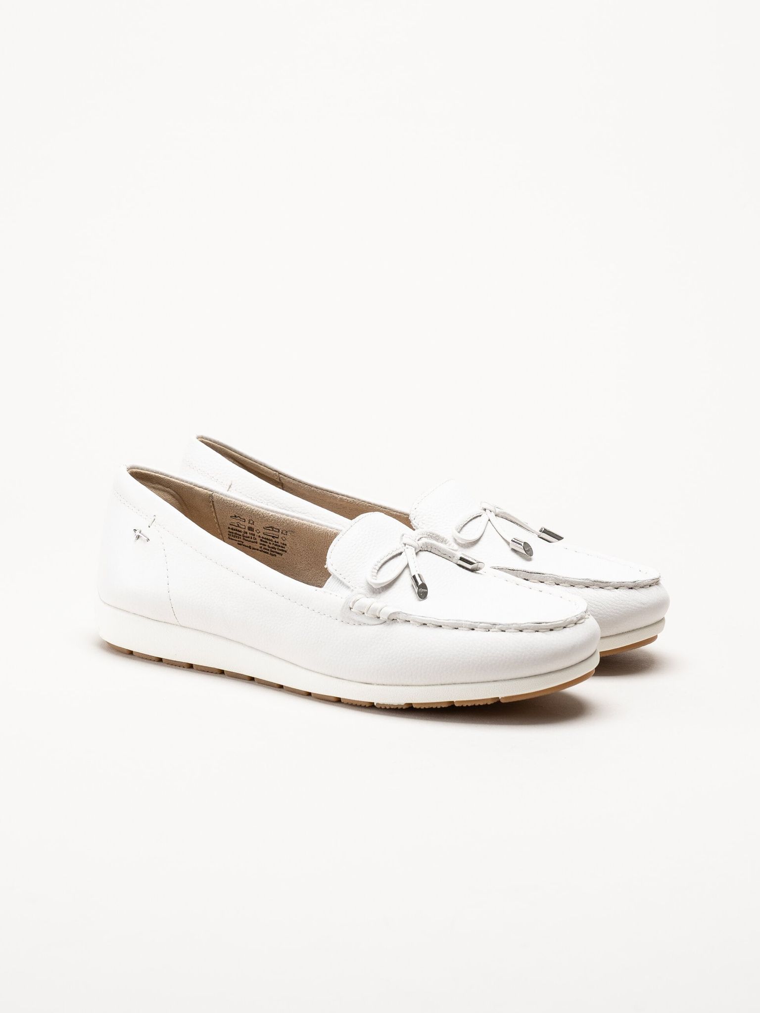 Tamaris Comfort - Vita loafers i skinn