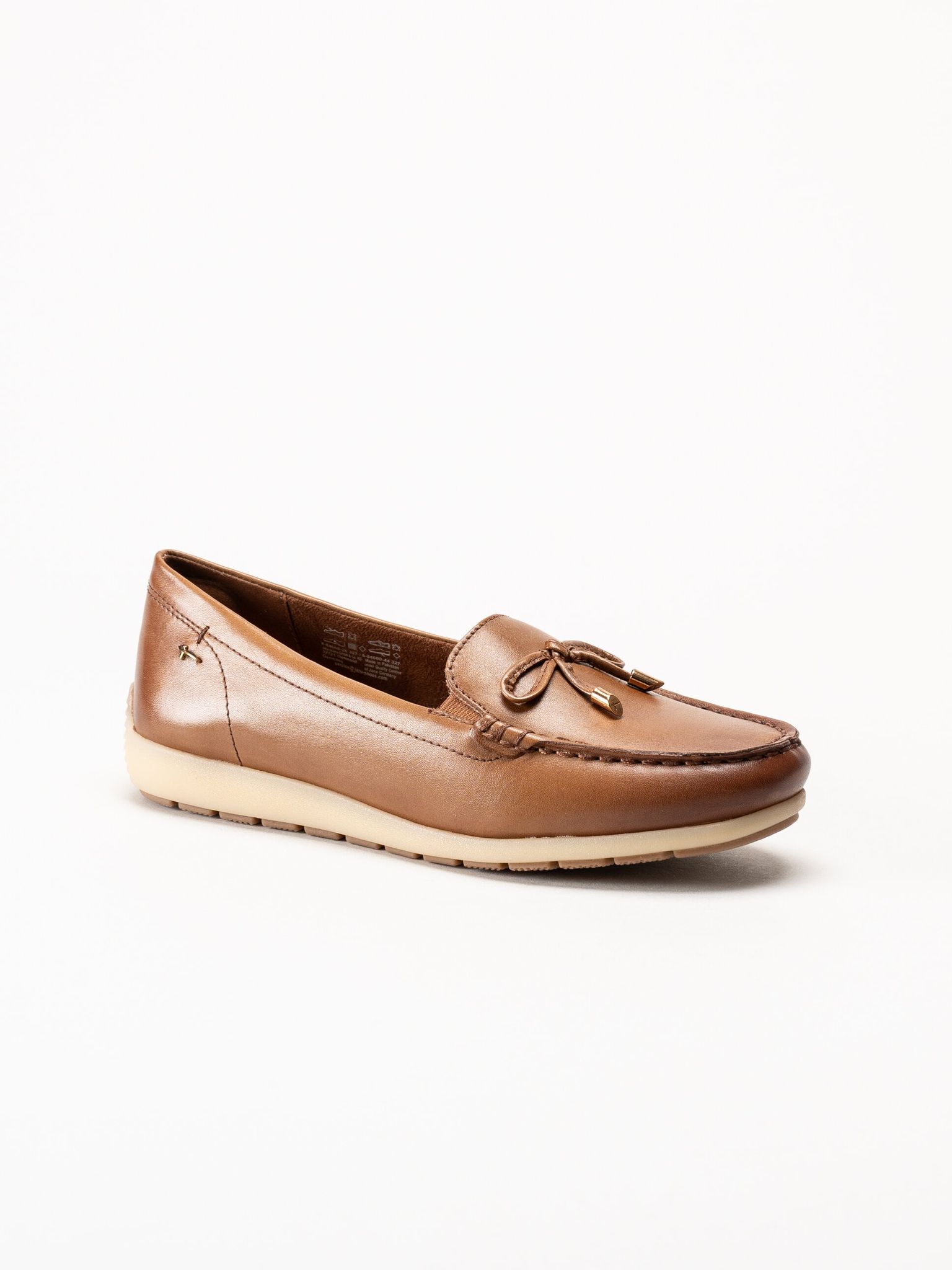 Tamaris Comfort - Bruna loafers i skinn