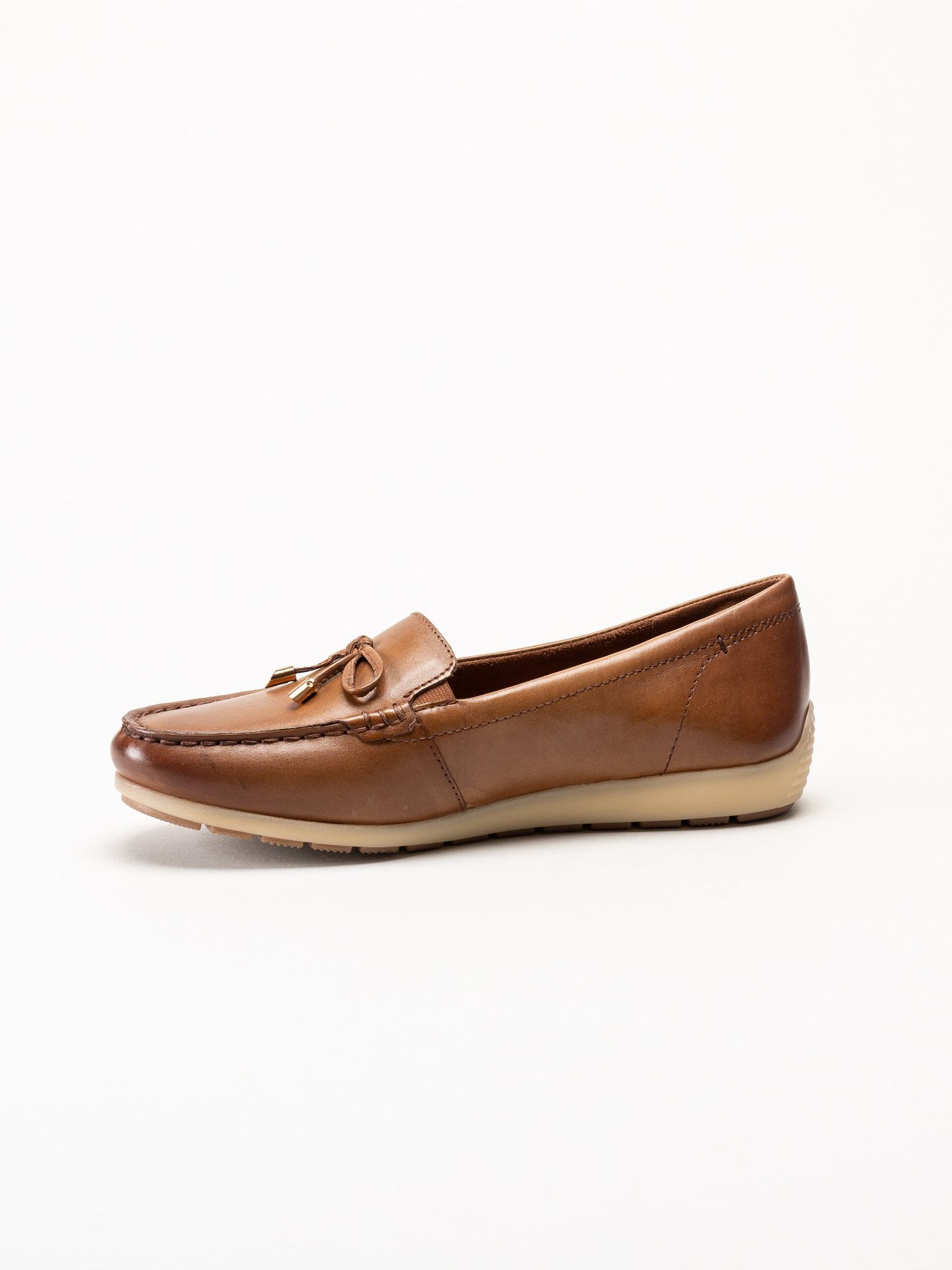 Tamaris Comfort - Bruna loafers i skinn