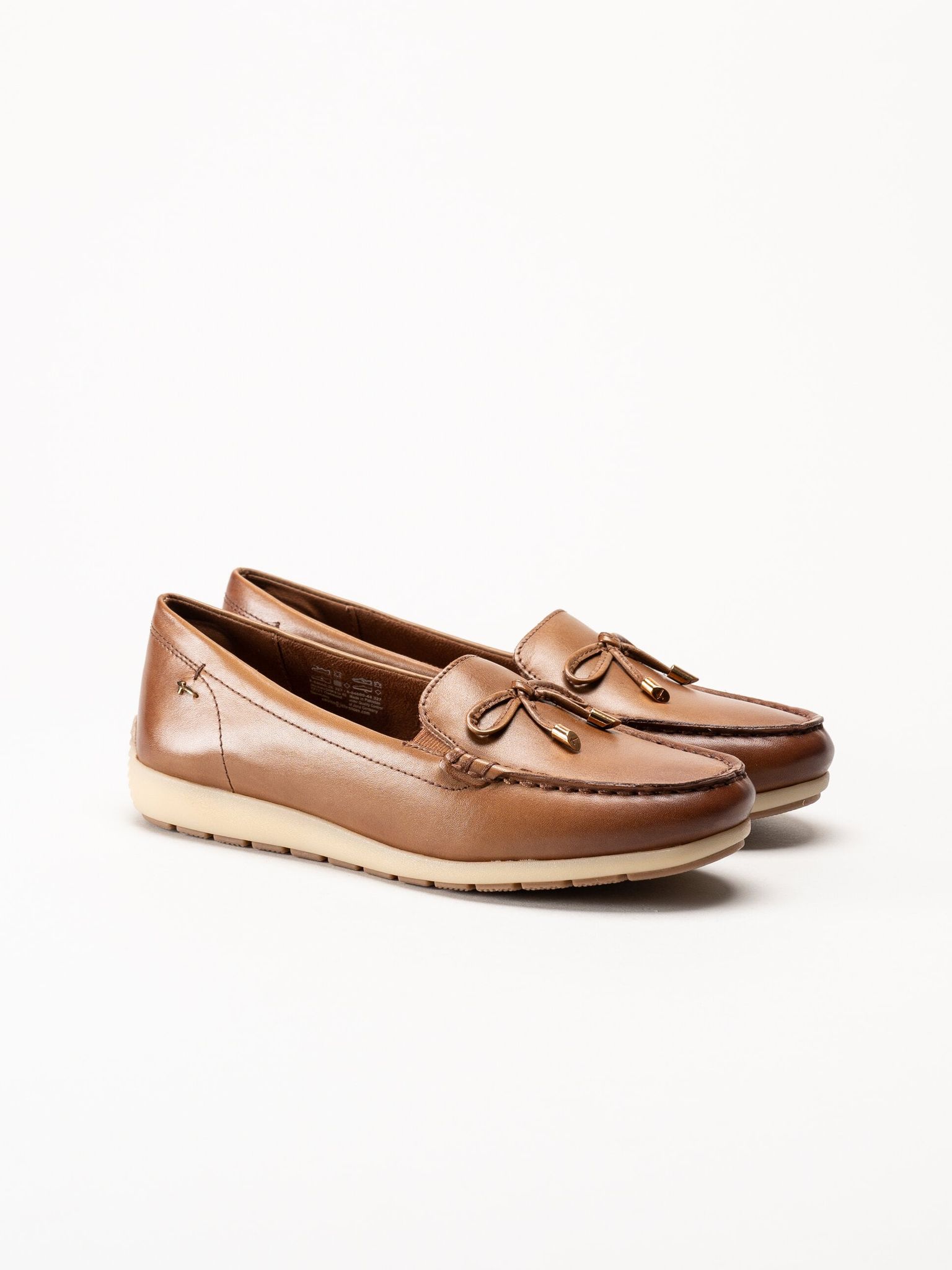 Tamaris Comfort - Bruna loafers i skinn