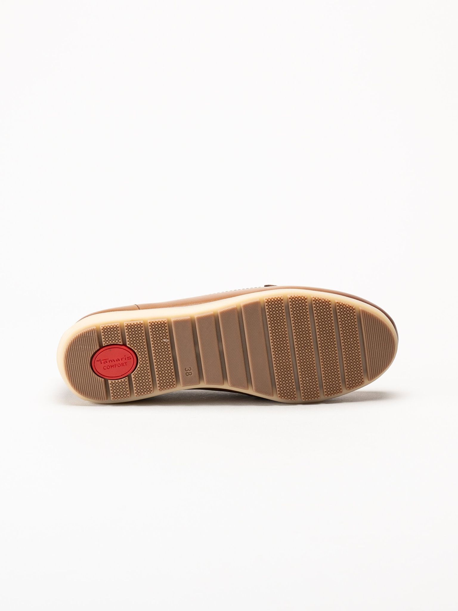 Tamaris Comfort - Bruna loafers i skinn