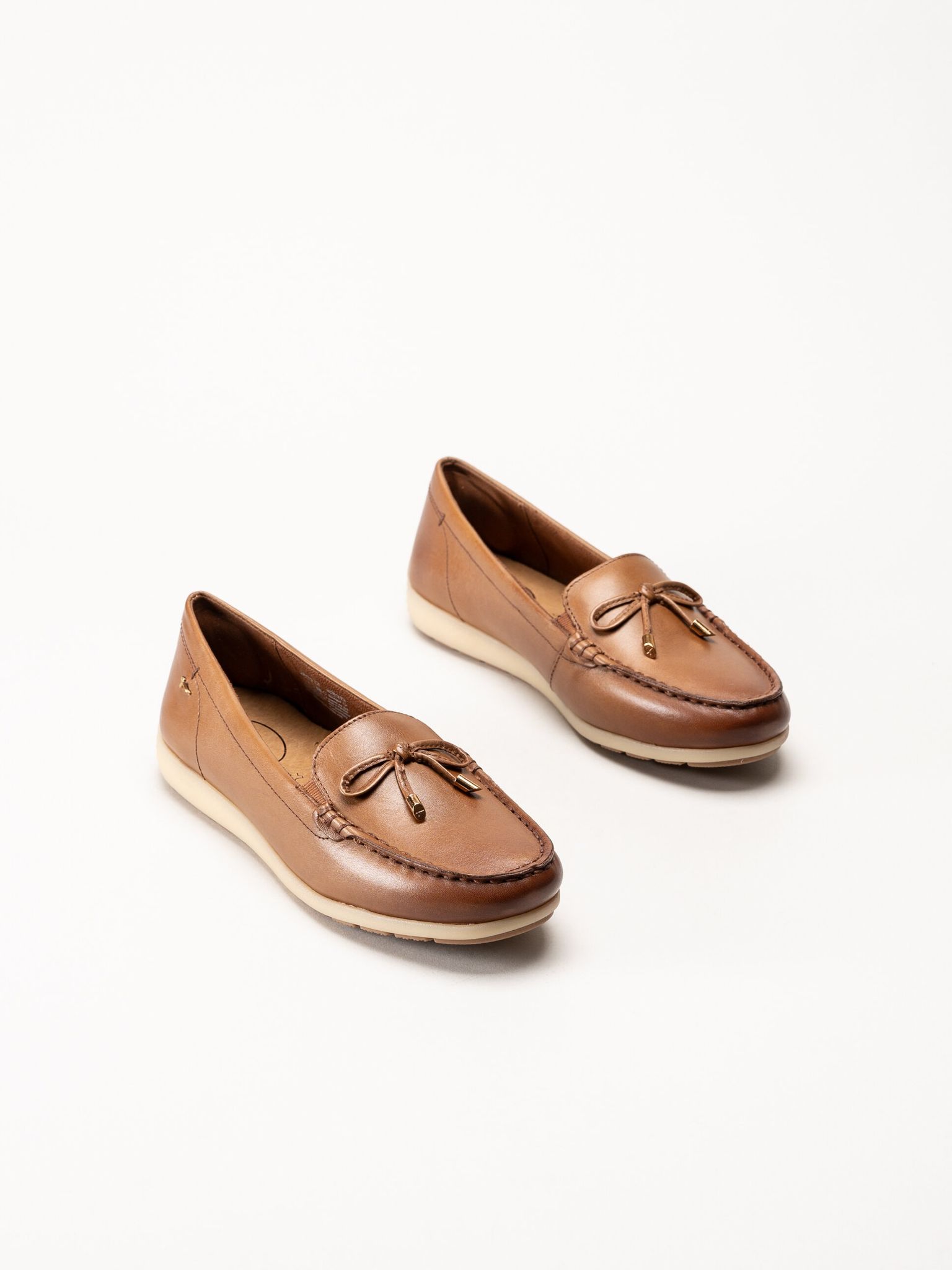 Tamaris Comfort - Bruna loafers i skinn