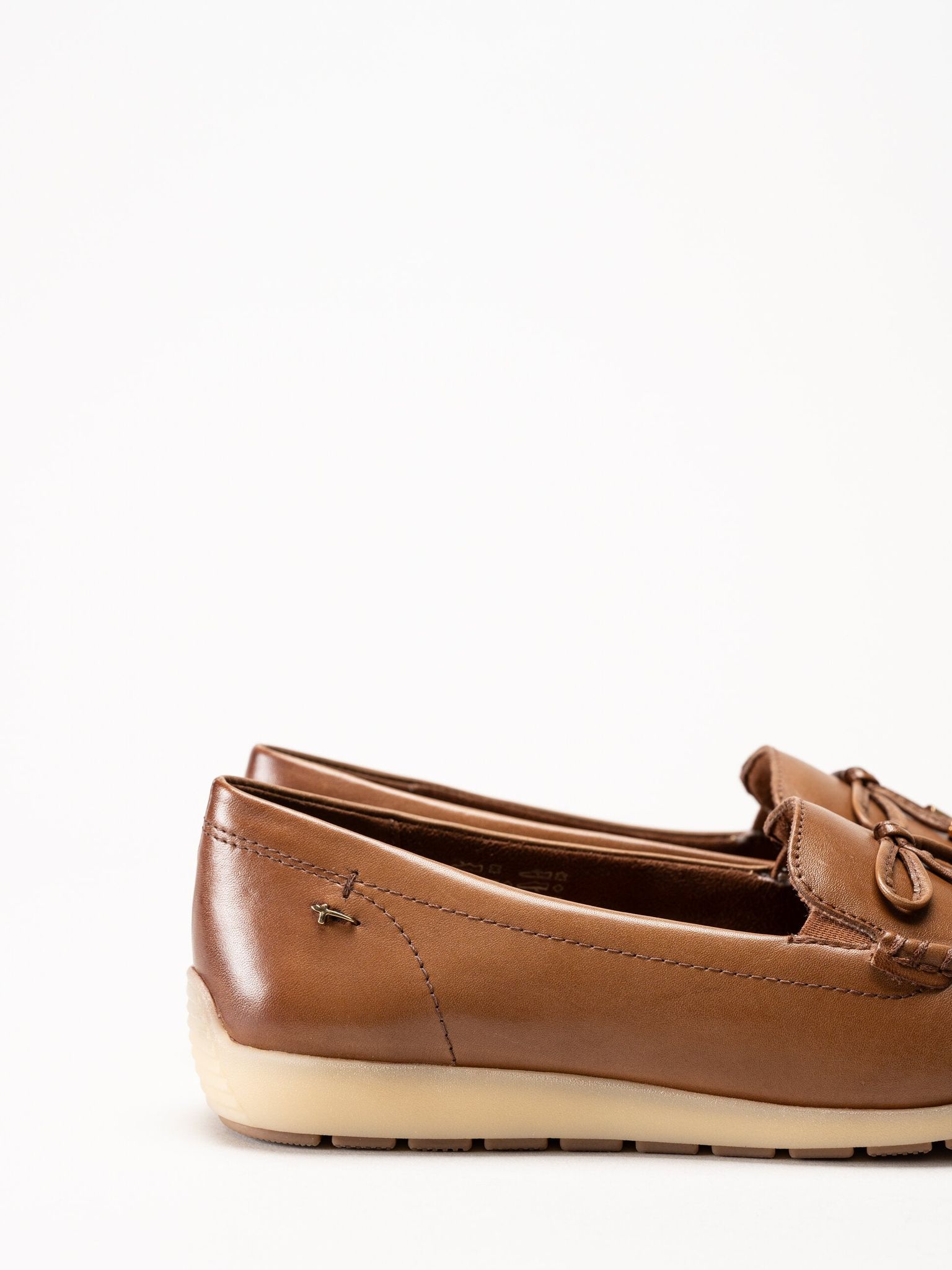 Tamaris Comfort - Bruna loafers i skinn