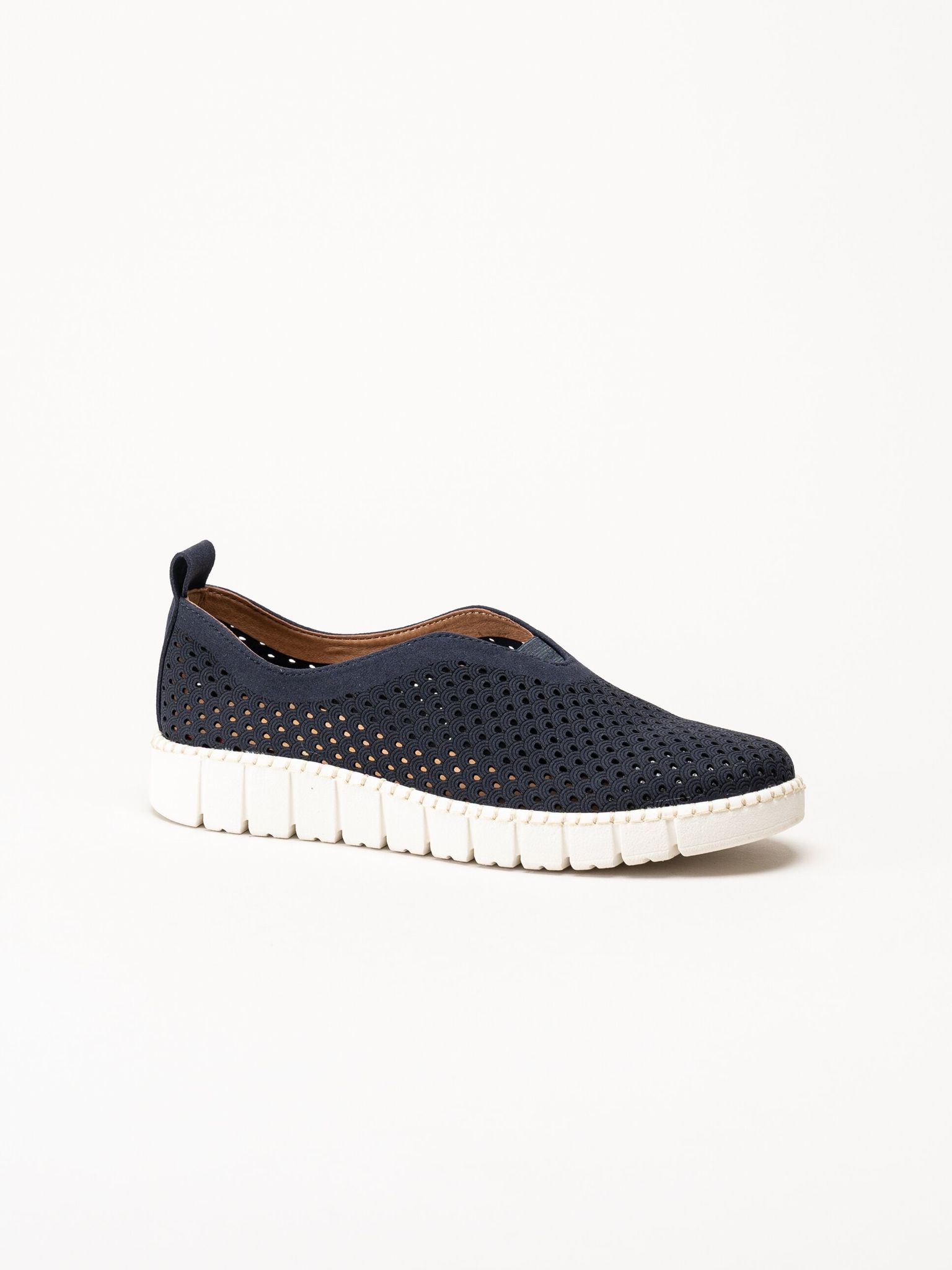 Jana - Marinblå slip on skor