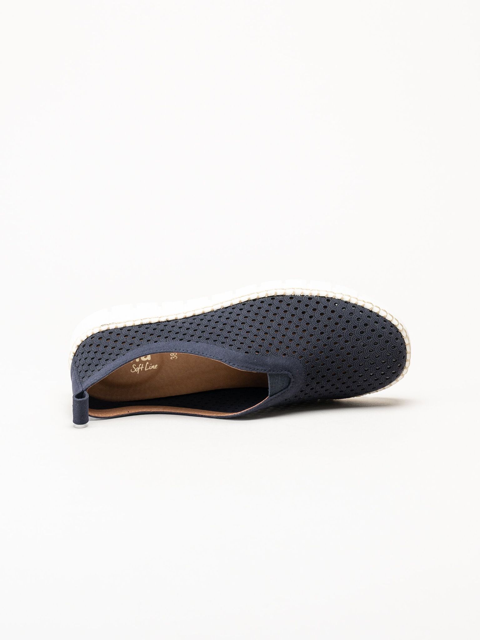 Jana - Marinblå slip on skor