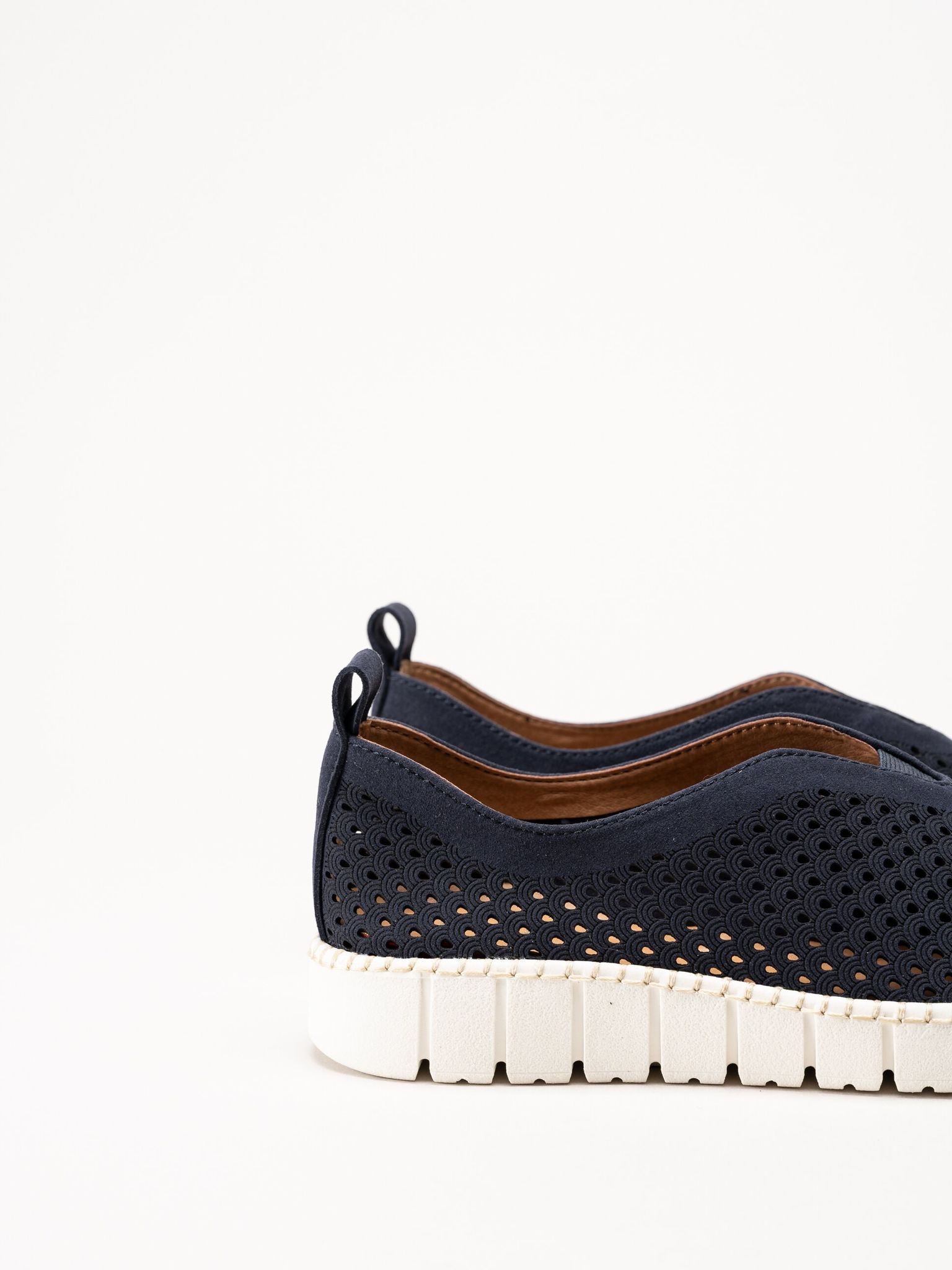 Jana - Marinblå slip on skor