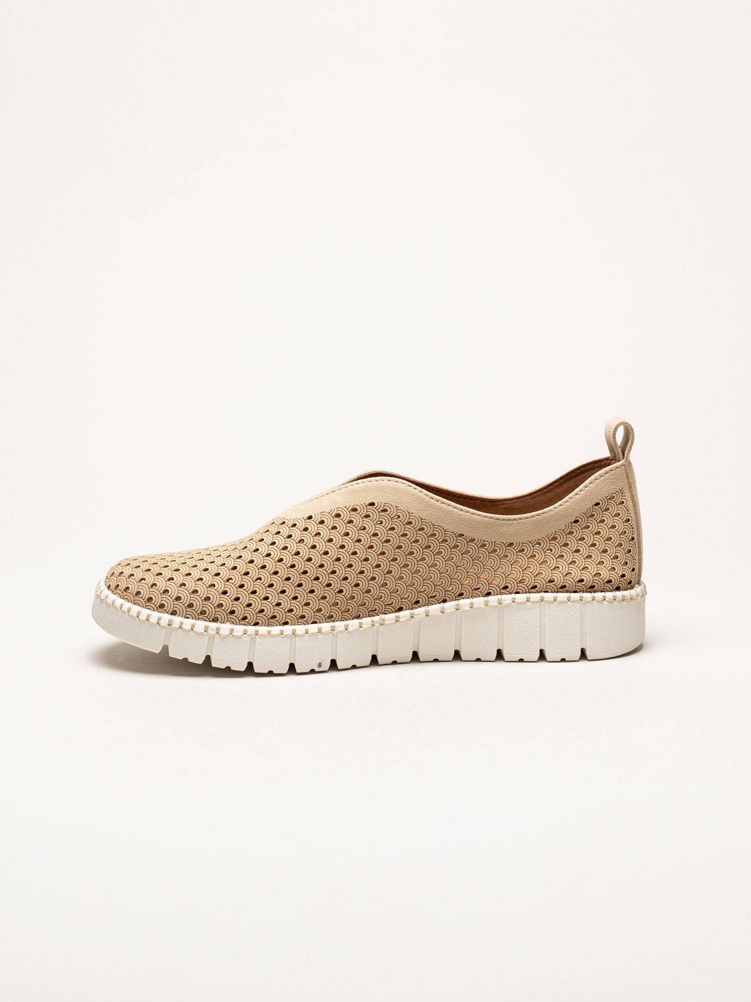 Jana - Beige slip on skor
