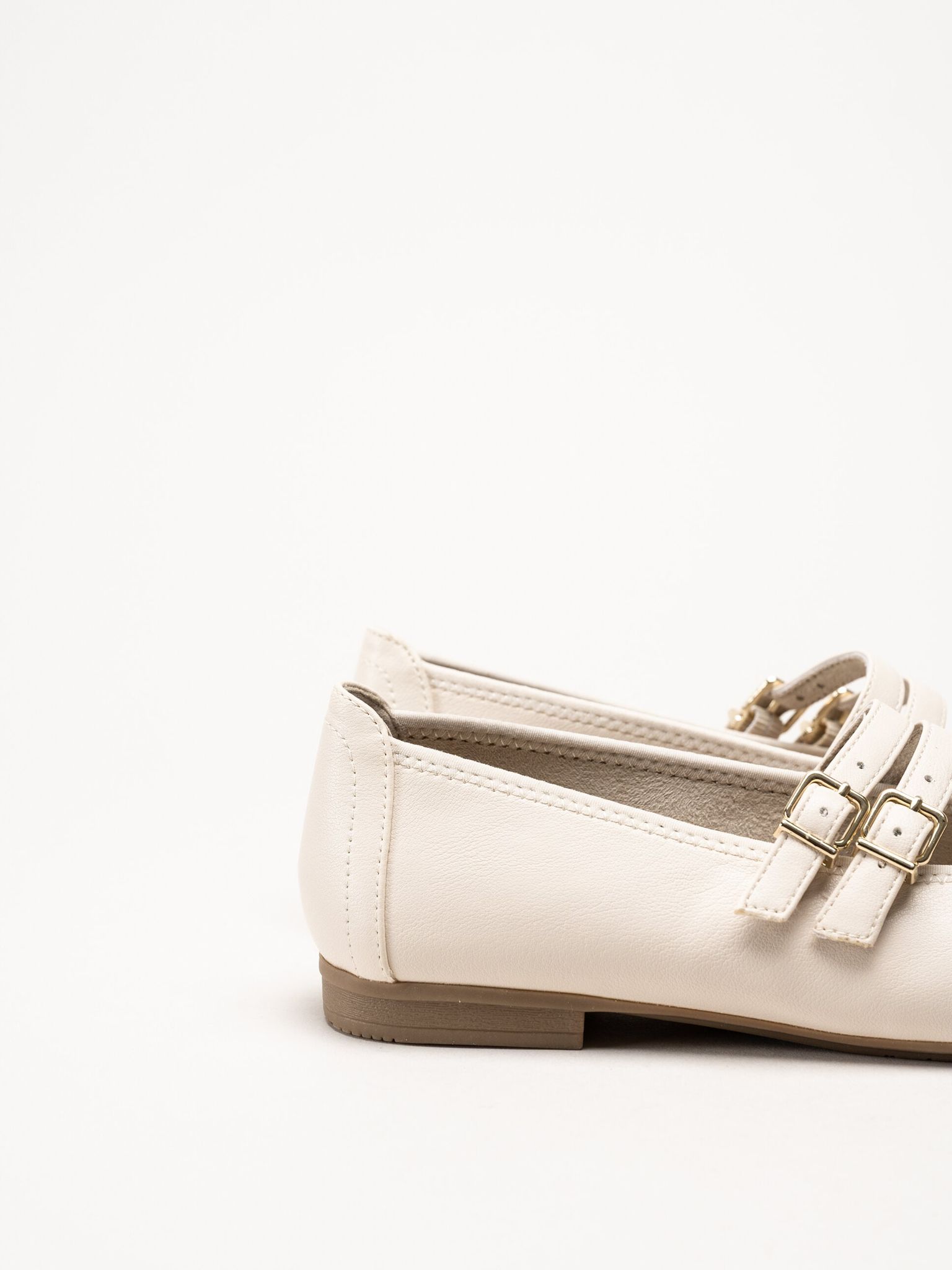 Jana - Beige ballerinaskor med sleif