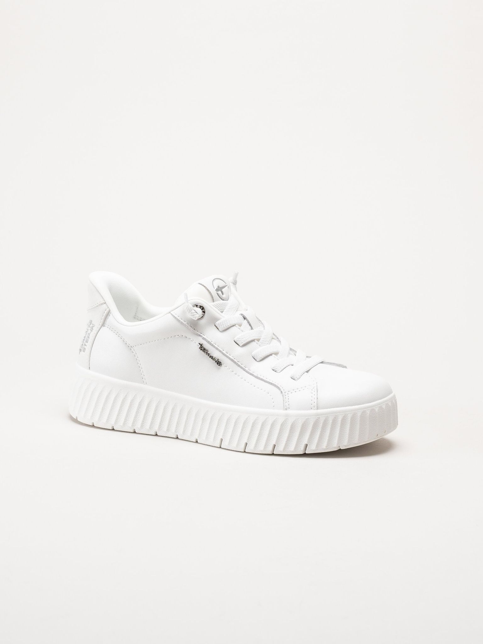 Tamaris Comfort - Vita sneakers i skinn