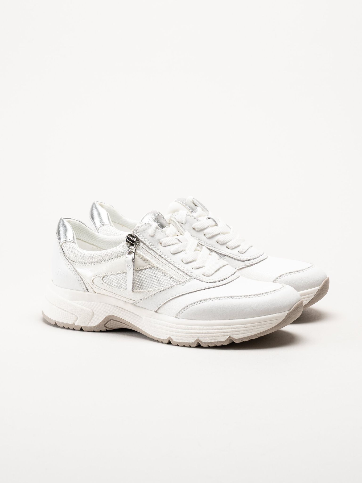 Tamaris Comfort - Vita sneakers i skinn