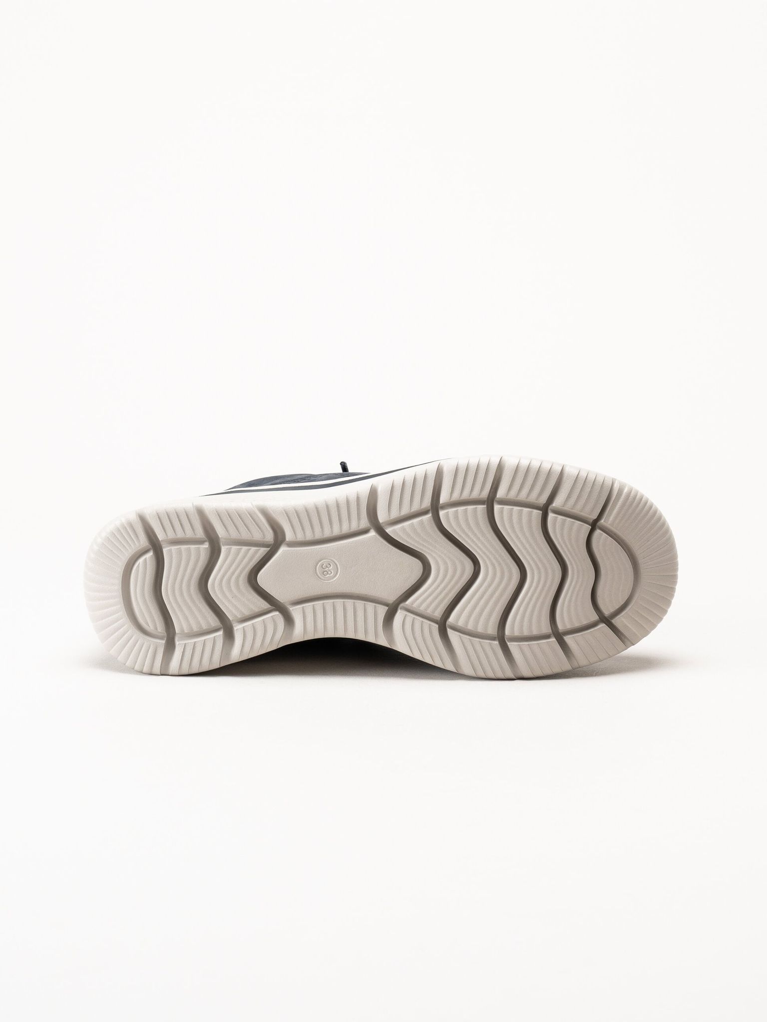 Tamaris Comfort - Mörkblå sneakers i skinnimitation