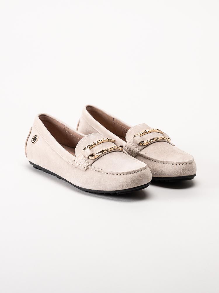 Novita - Parma - Beige loafers i mocka