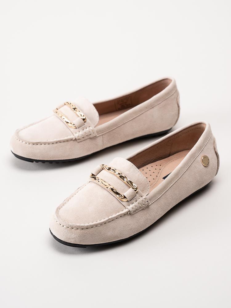 Novita - Parma - Beige loafers i mocka