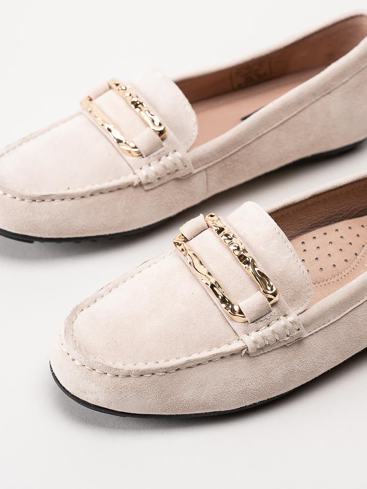 Novita - Parma - Beige loafers i mocka