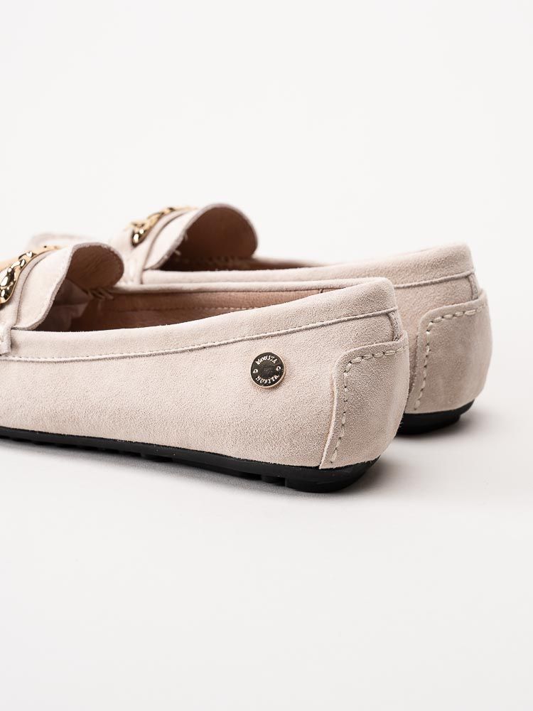Novita - Parma - Beige loafers i mocka