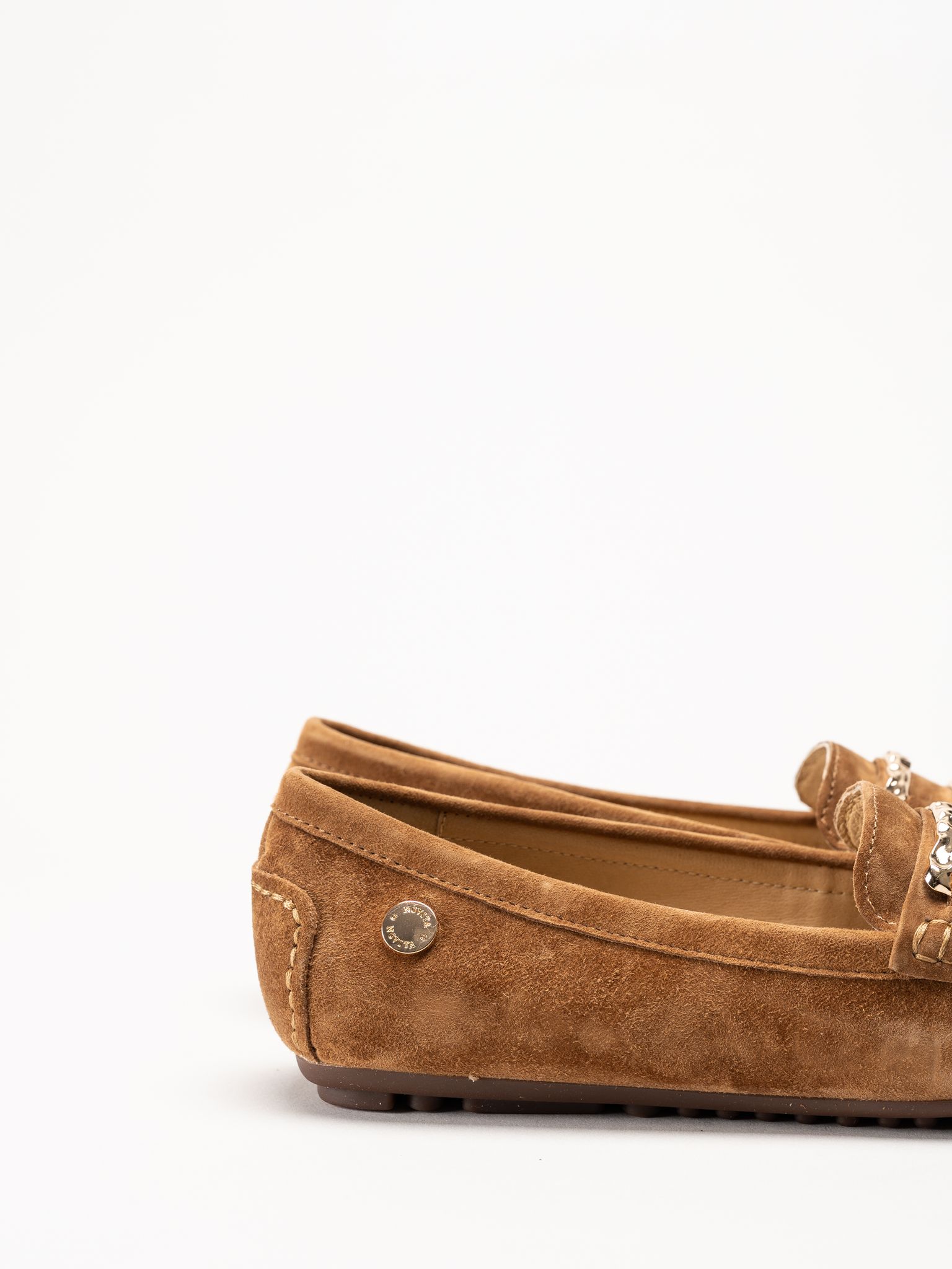 Novita - Parma - Ljusbruna loafers i mocka