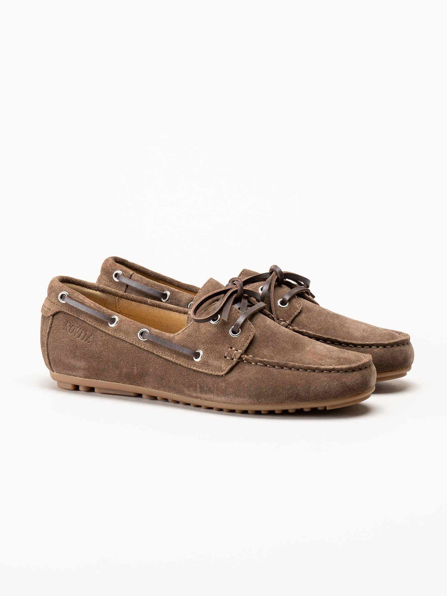 Novita - Palmi Sail - Bruna loafers i mocka