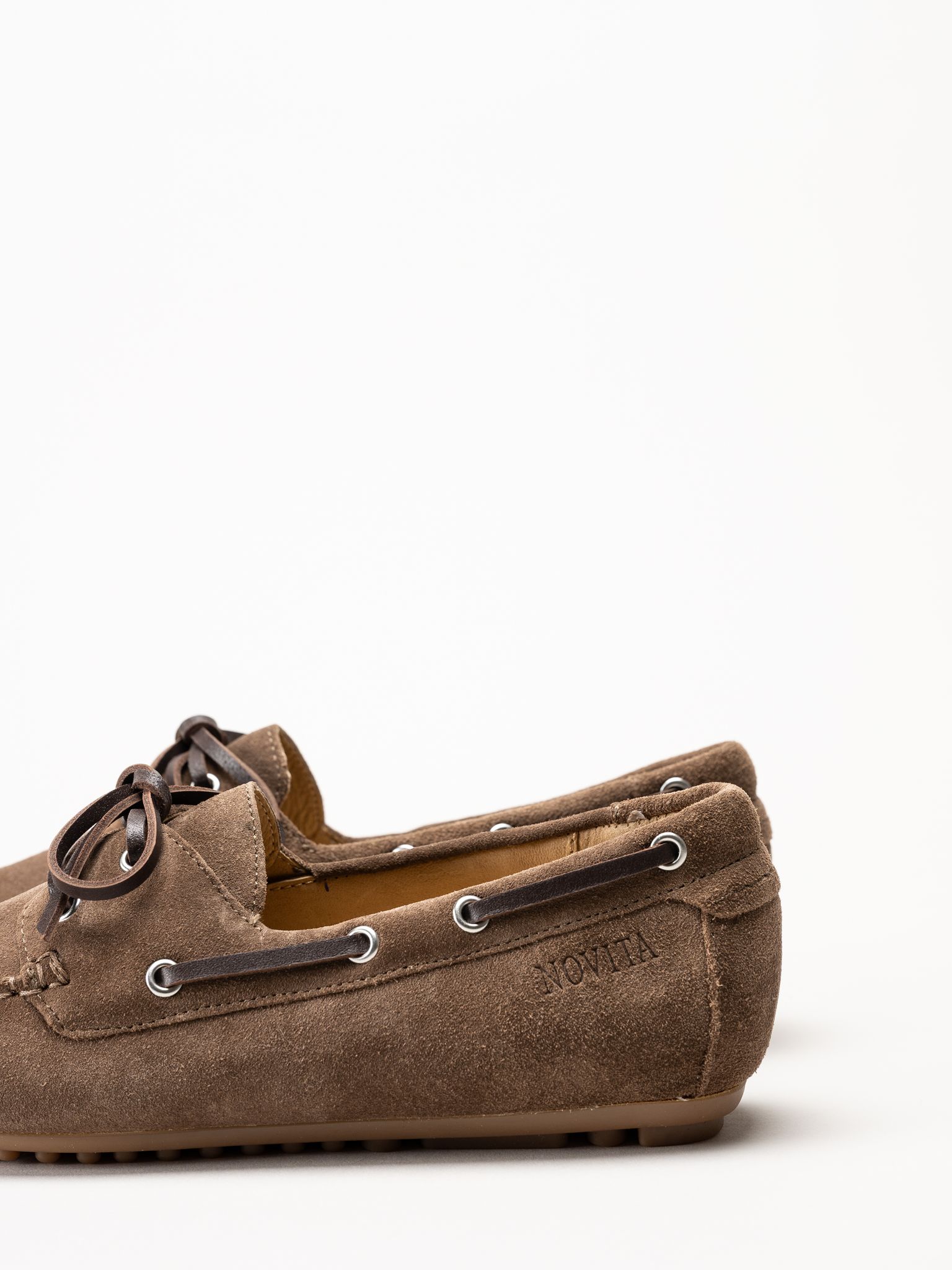 Novita - Palmi Sail - Bruna loafers i mocka