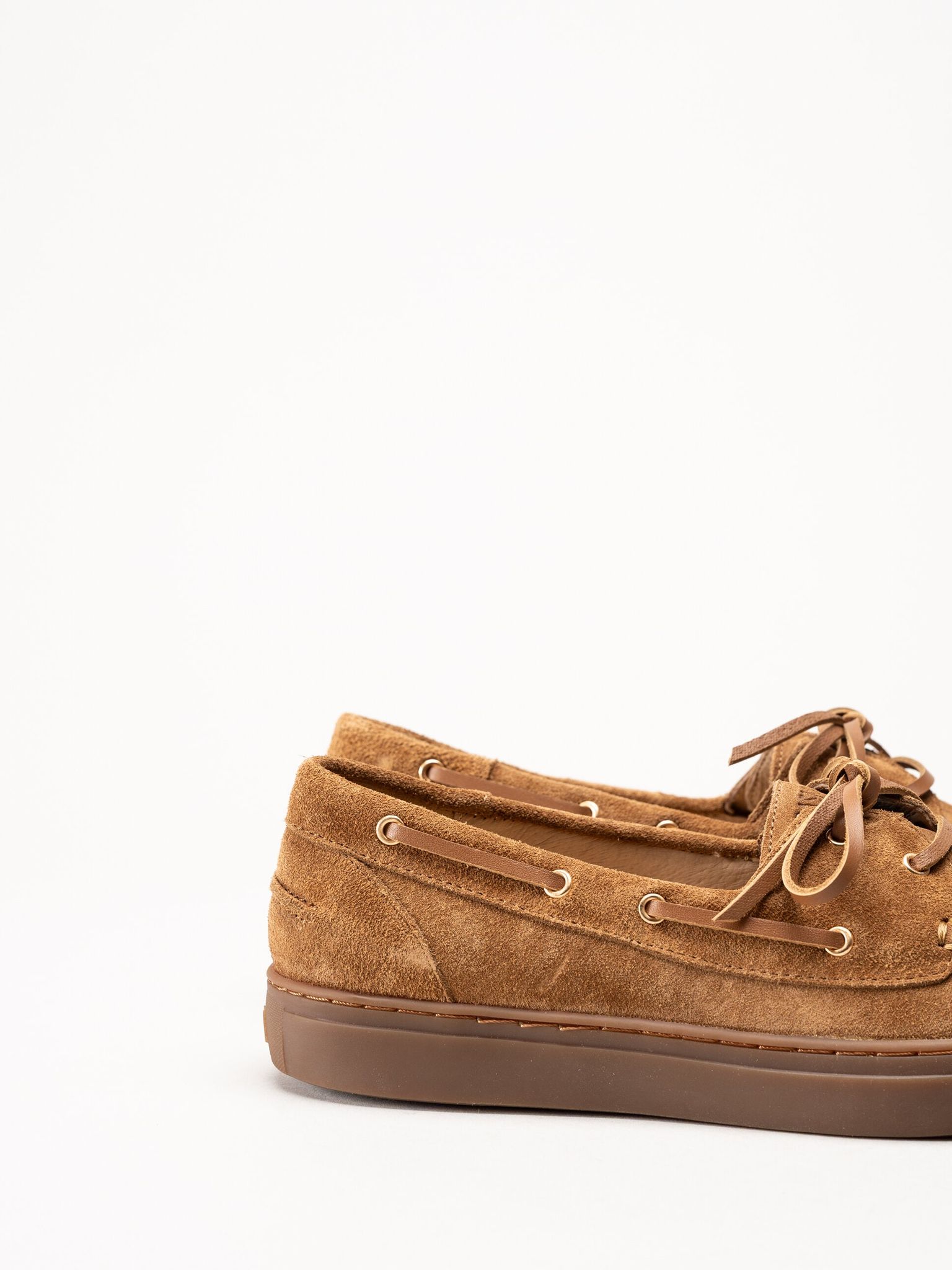 Dasia - Daylily - Bruna seglarloafers i mocka