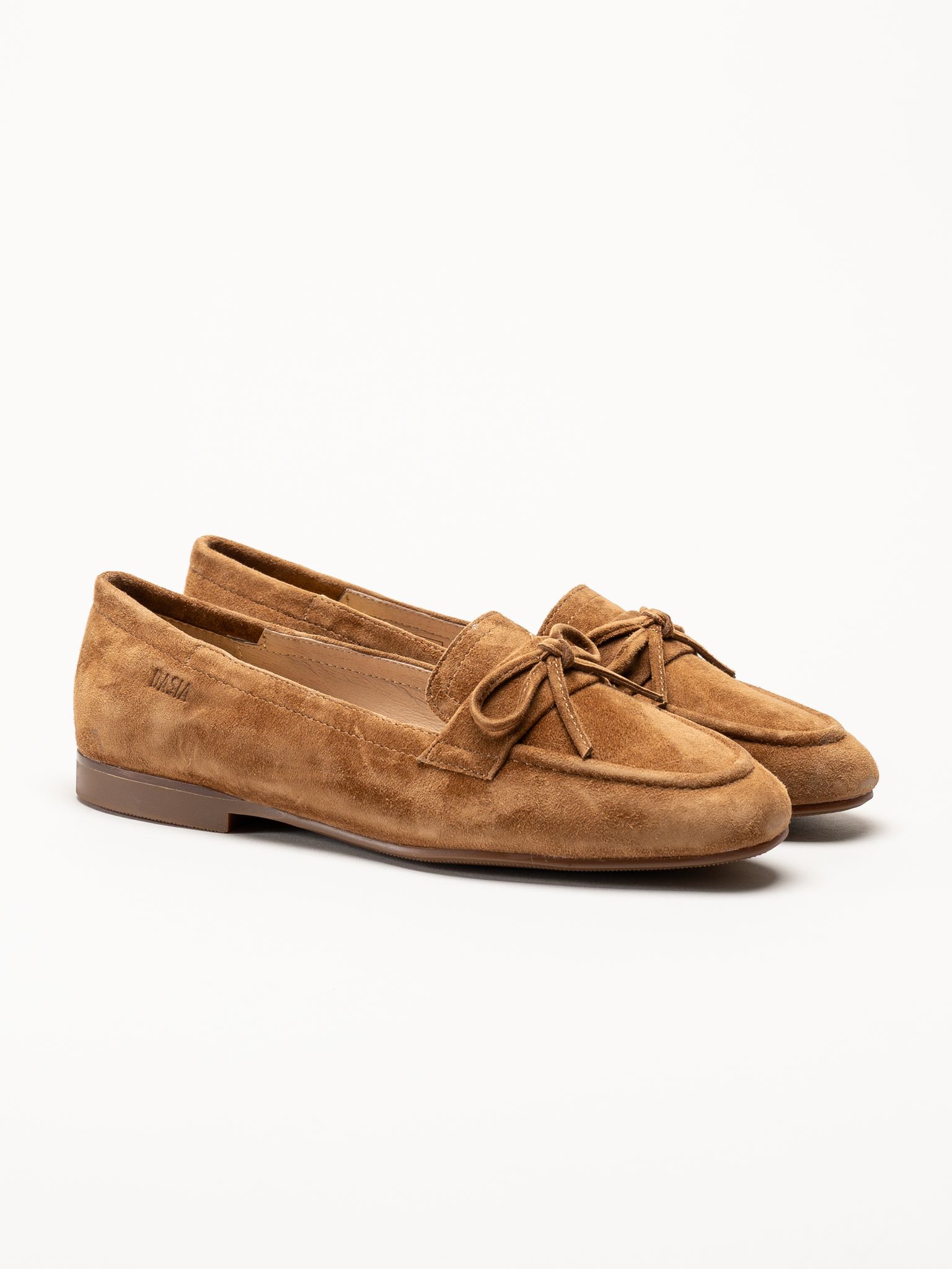 Dasia - Shelly - Bruna loafers i mocka