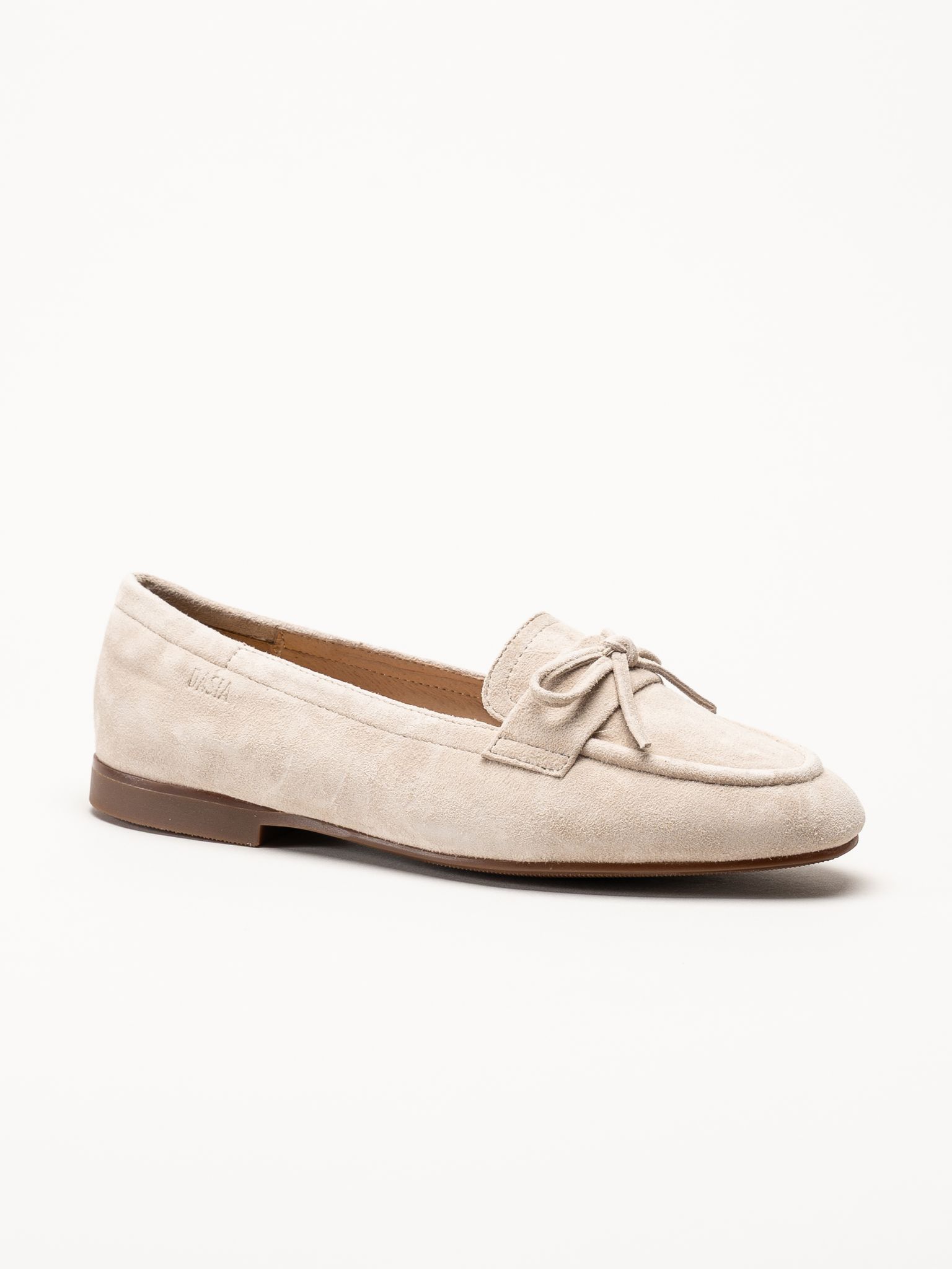Dasia - Shelly - Beige loafers i mocka