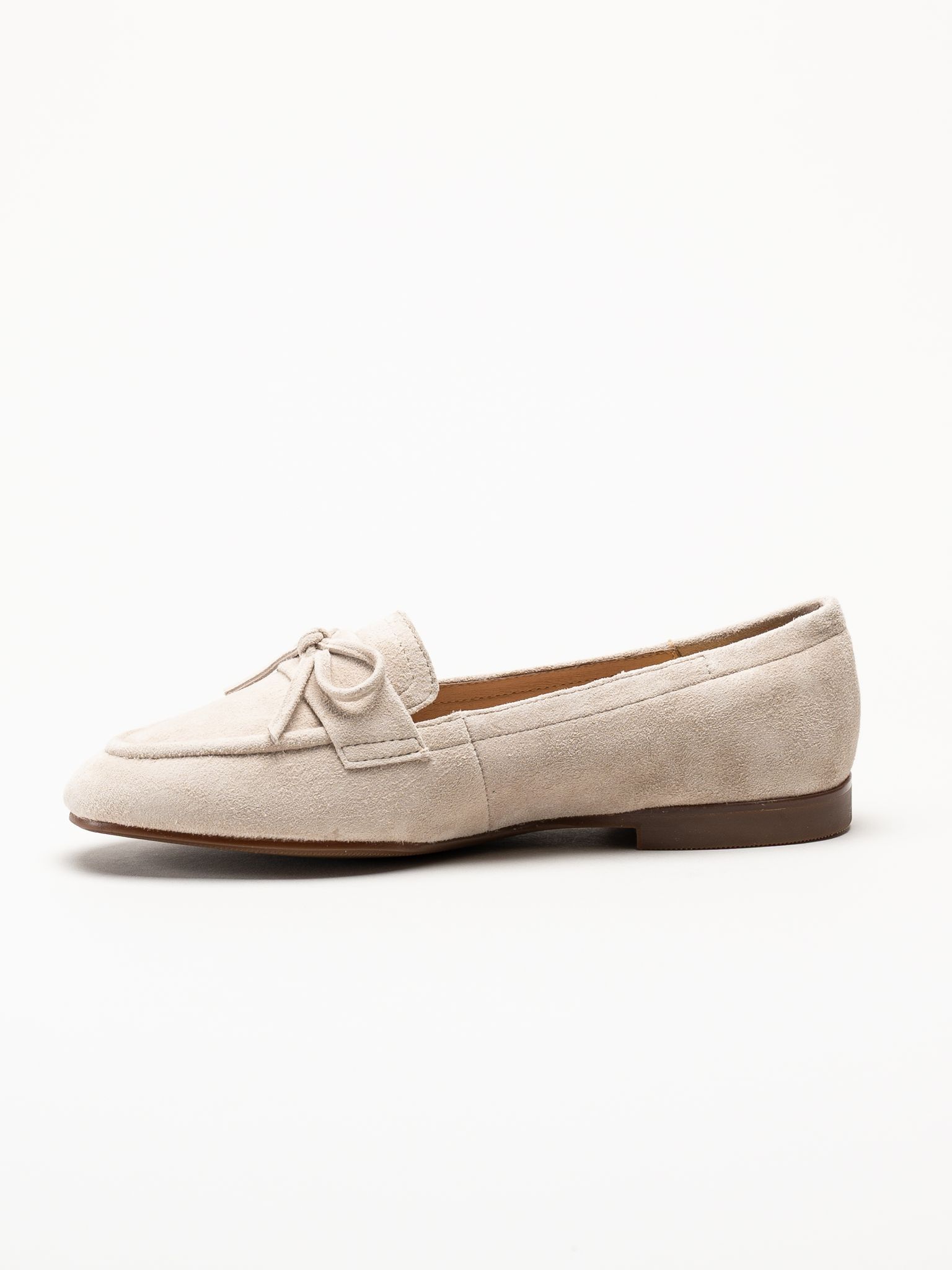 Dasia - Shelly - Beige loafers i mocka