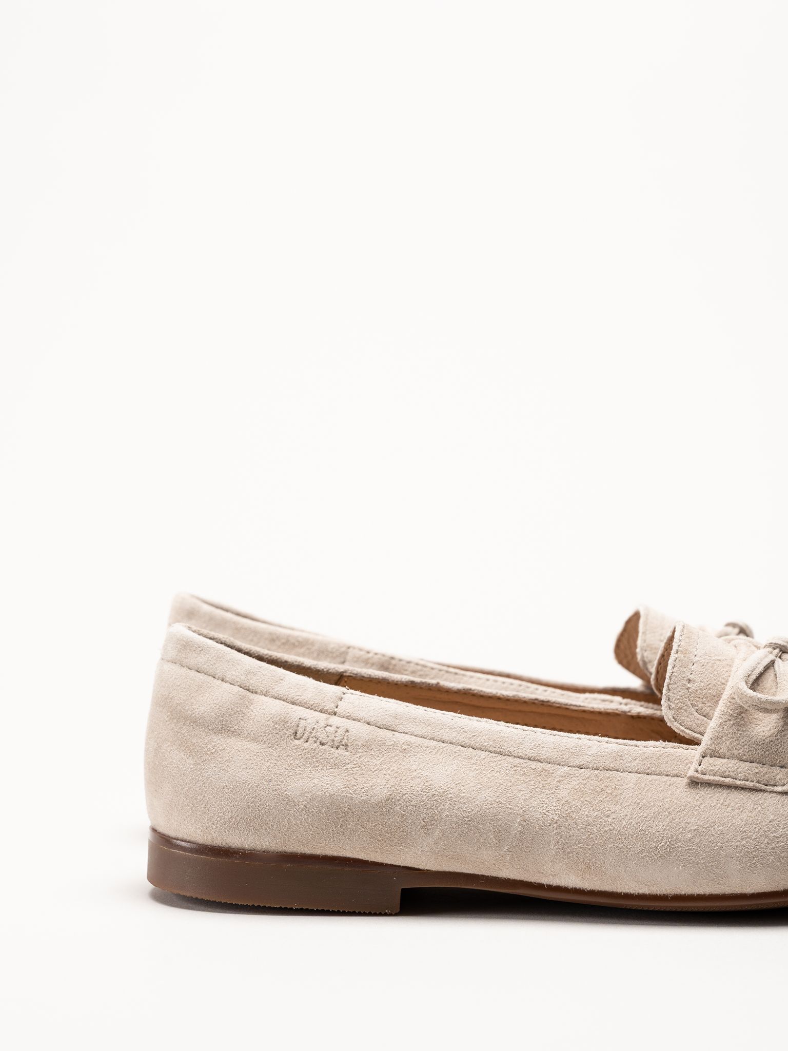 Dasia - Shelly - Beige loafers i mocka