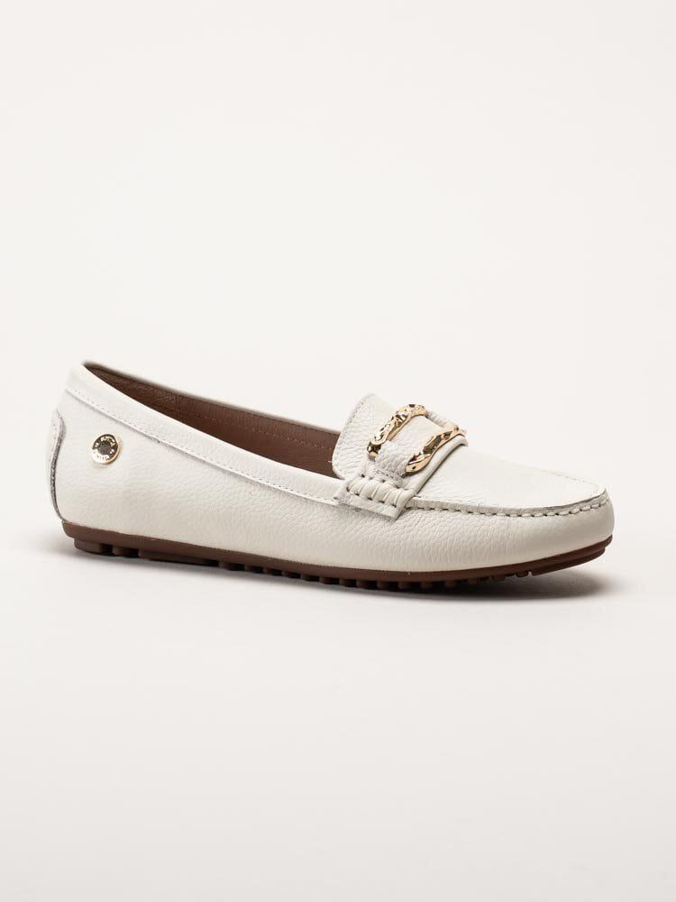 Novita - Parma - Vita loafers i skinn