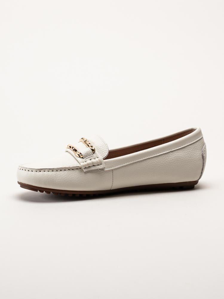 Novita - Parma - Vita loafers i skinn