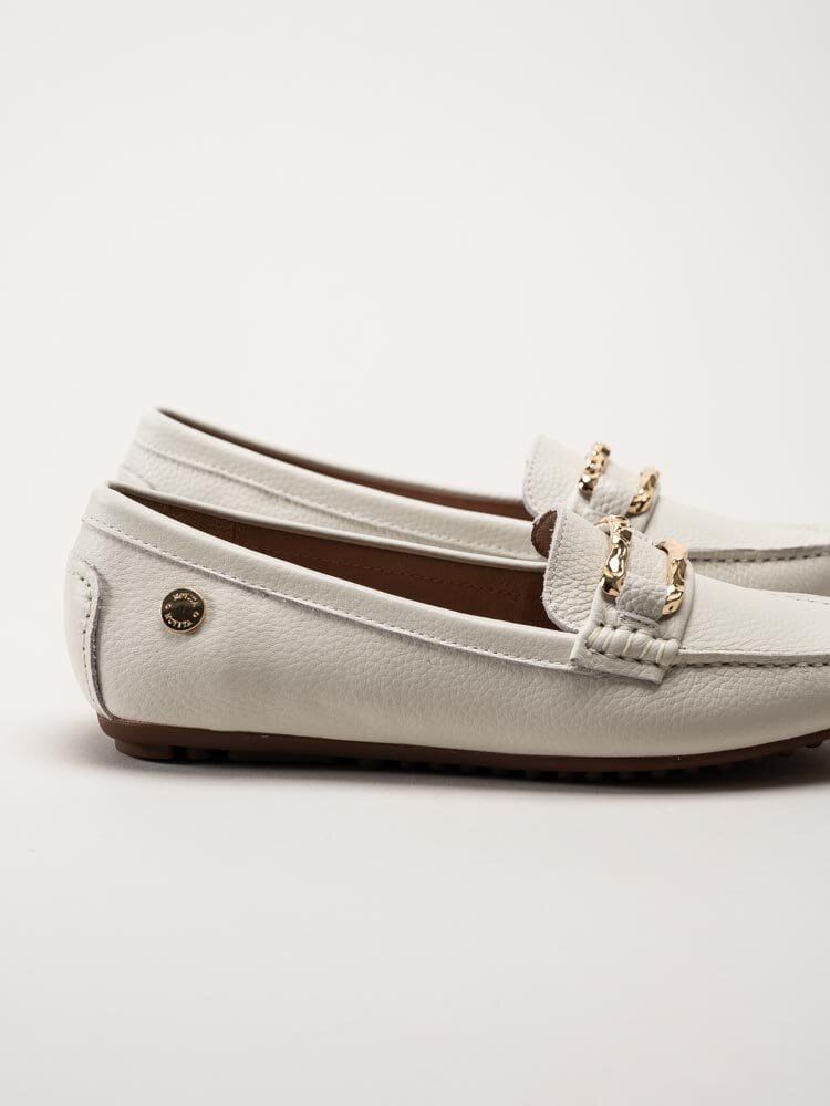 Novita - Parma - Vita loafers i skinn