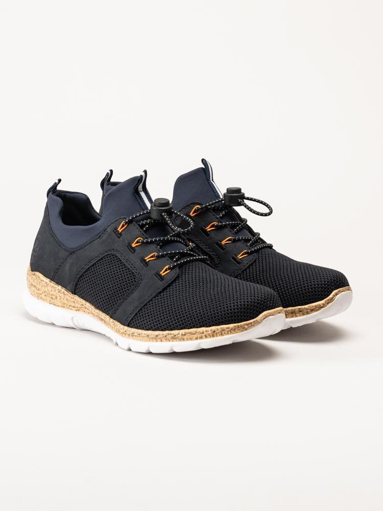 Rieker - Mörkblå slip on sneakers