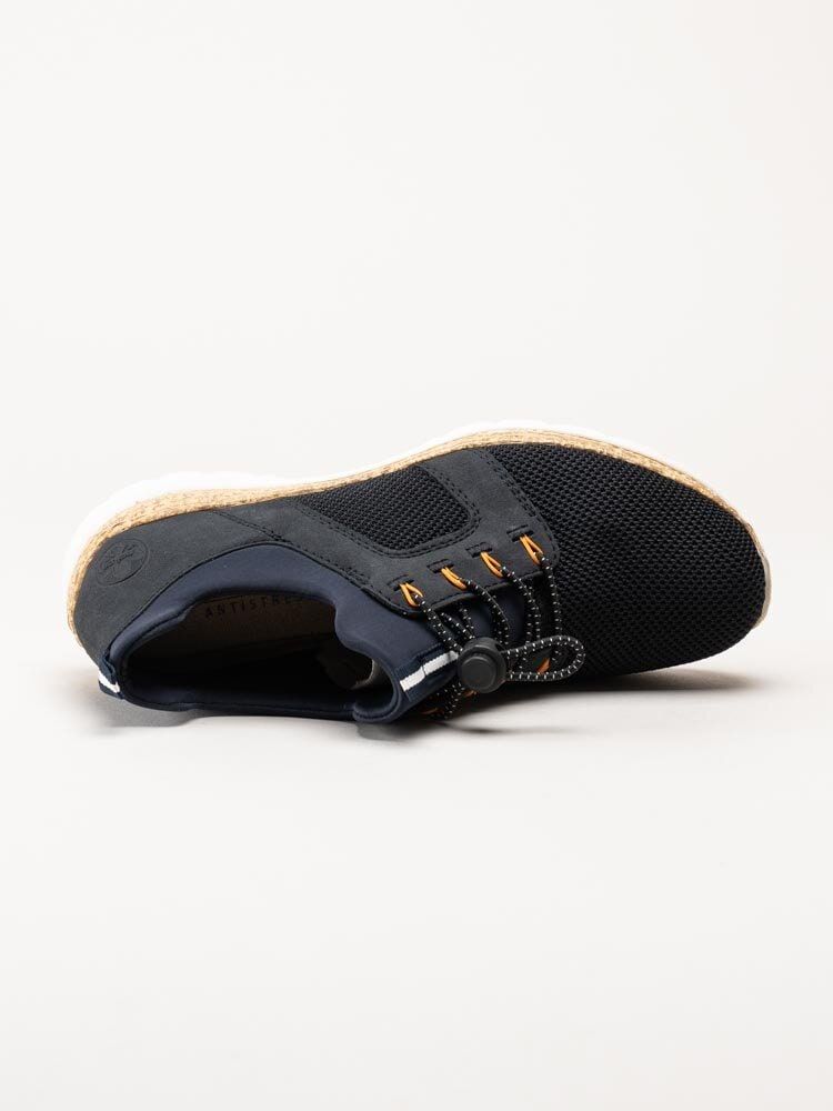 Rieker - Mörkblå slip on sneakers
