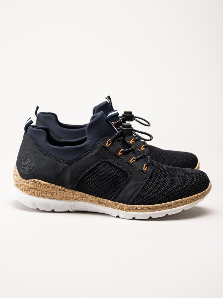 Rieker - Mörkblå slip on sneakers