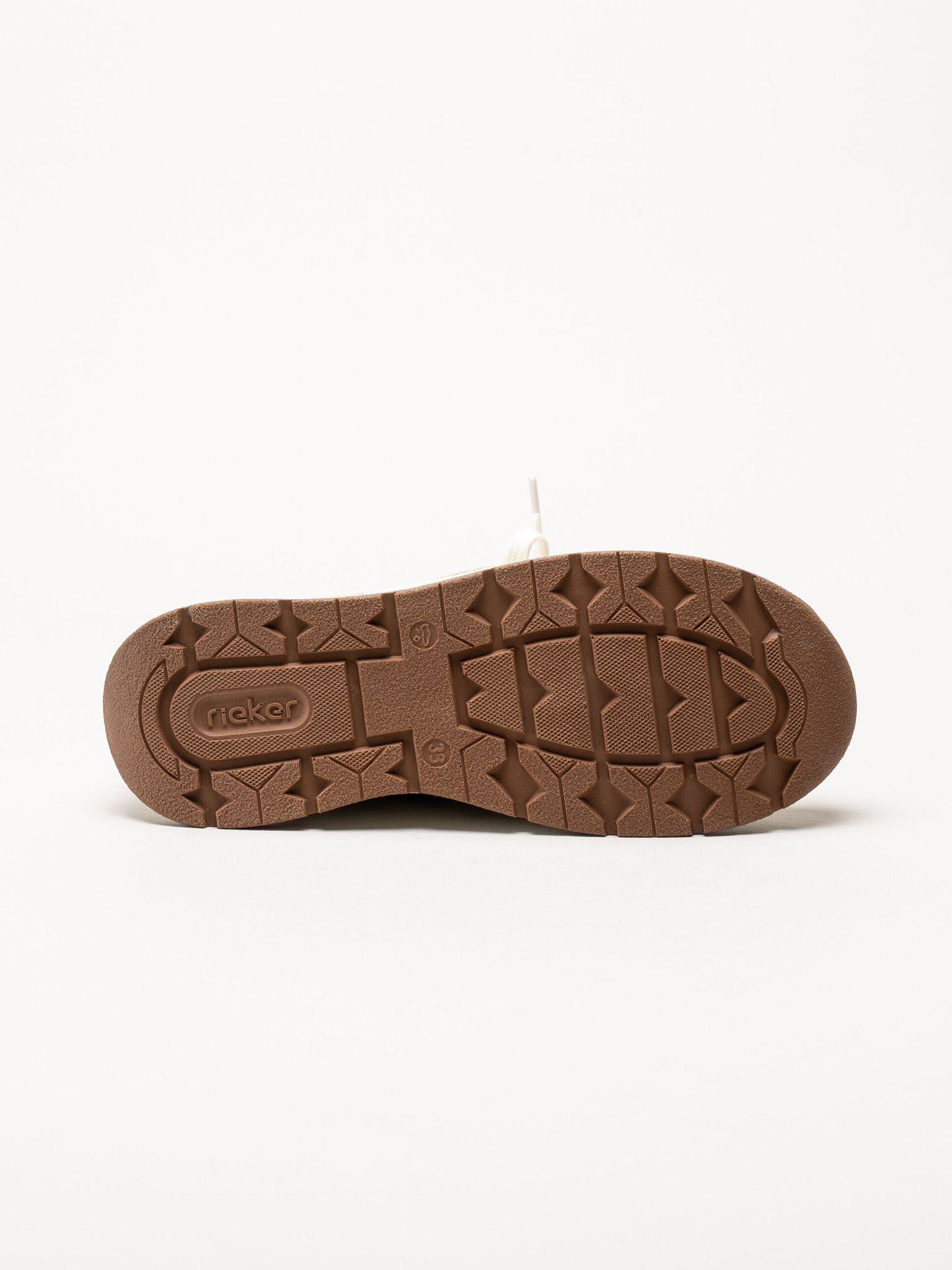Rieker - Beige slip on skor