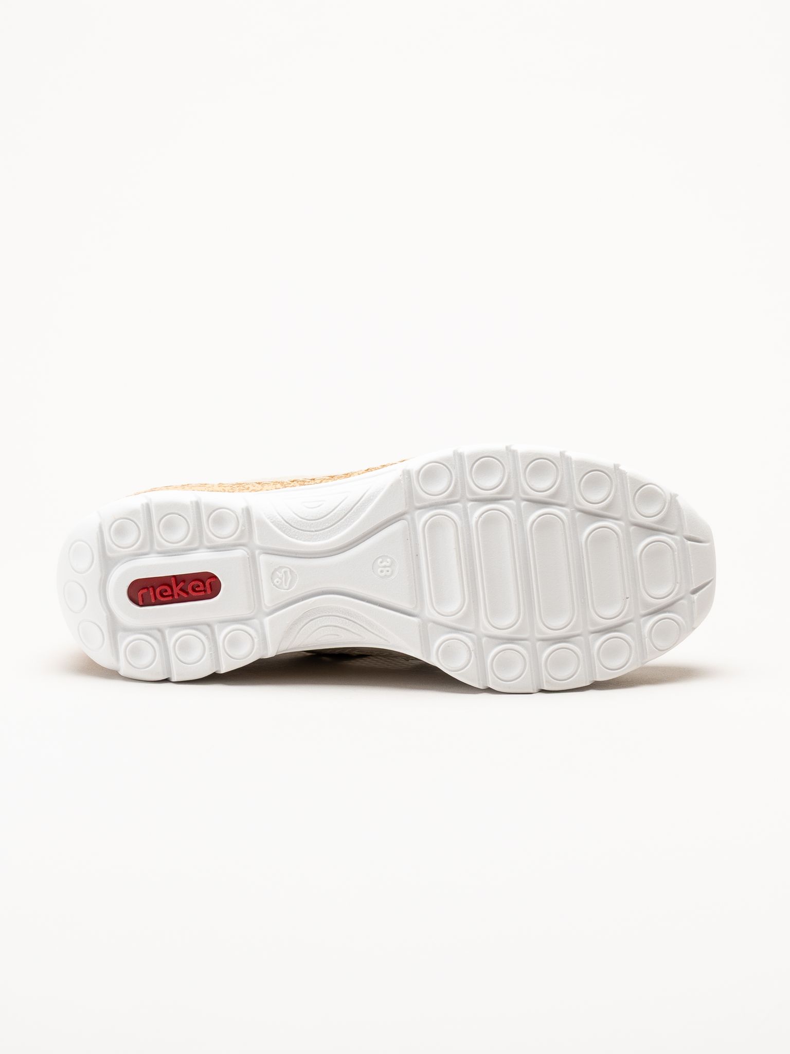 Rieker - Beige slip on sneakers