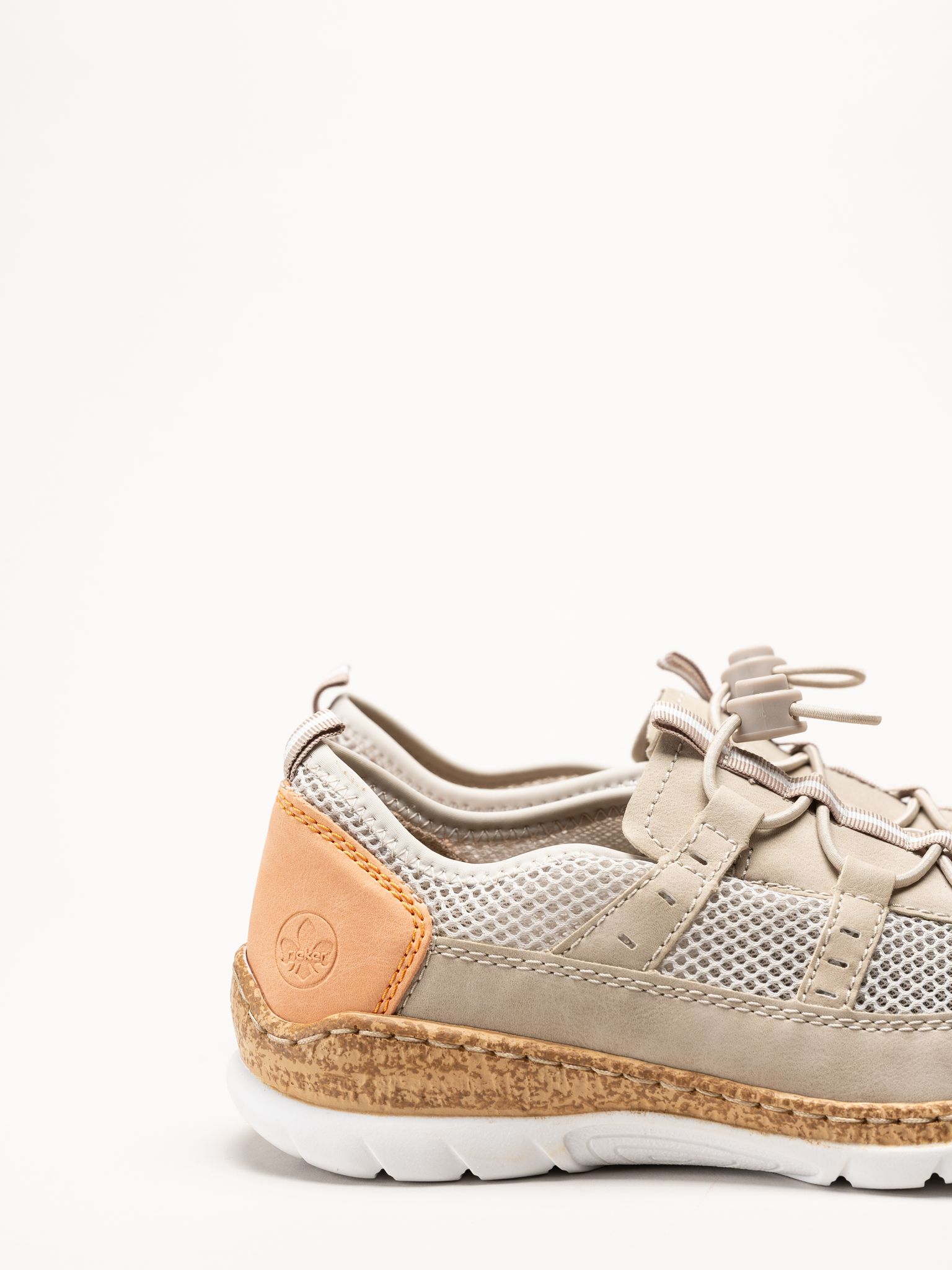 Rieker - Beige slip on sneakers