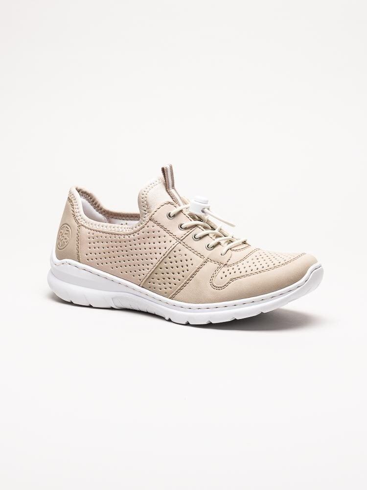 Rieker - Beige slip on skor