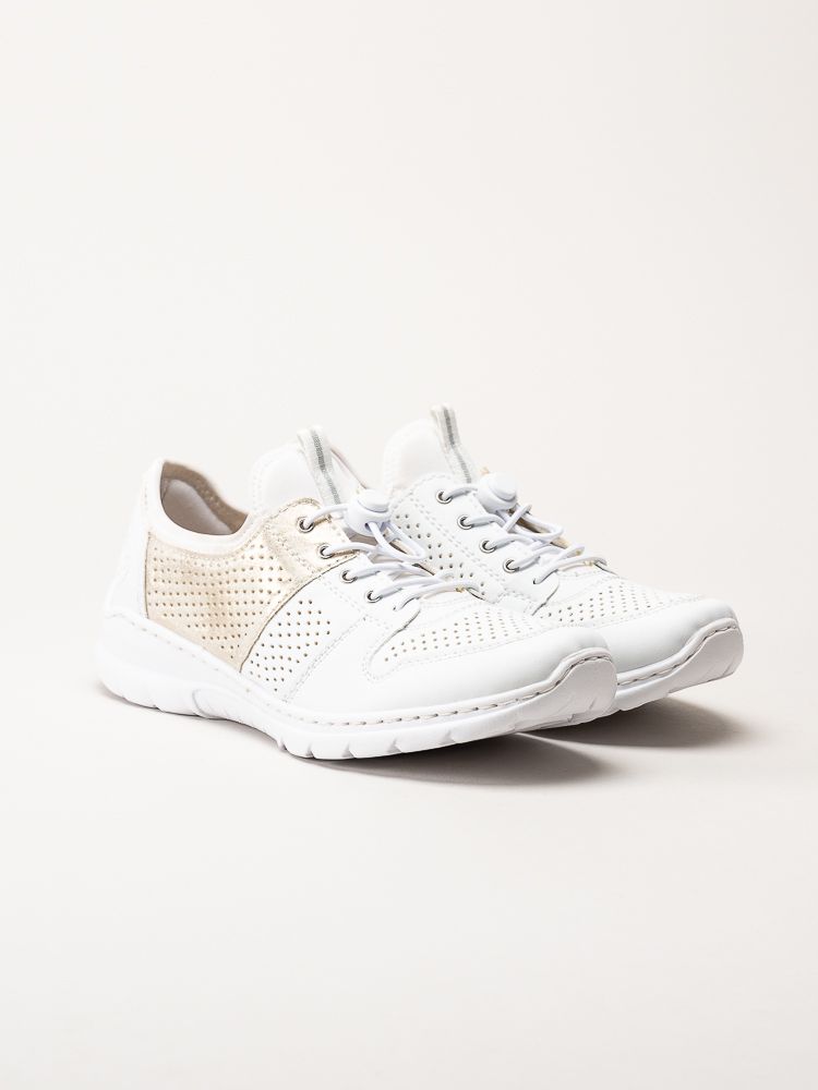 Rieker - Vita slip on skor