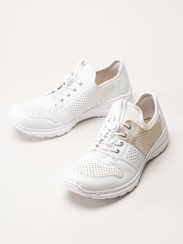 Rieker - Vita slip on skor