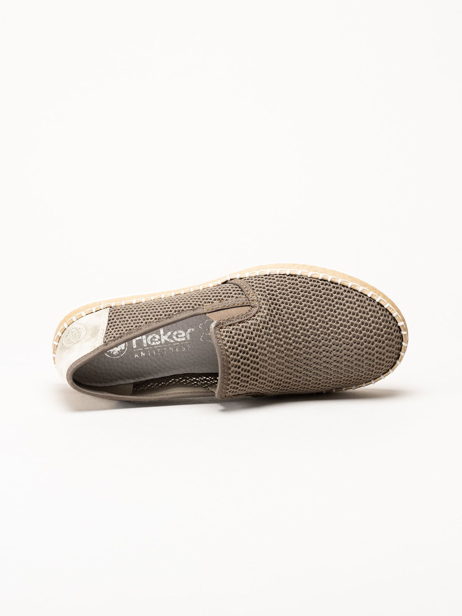 Rieker - Grå slip on skor