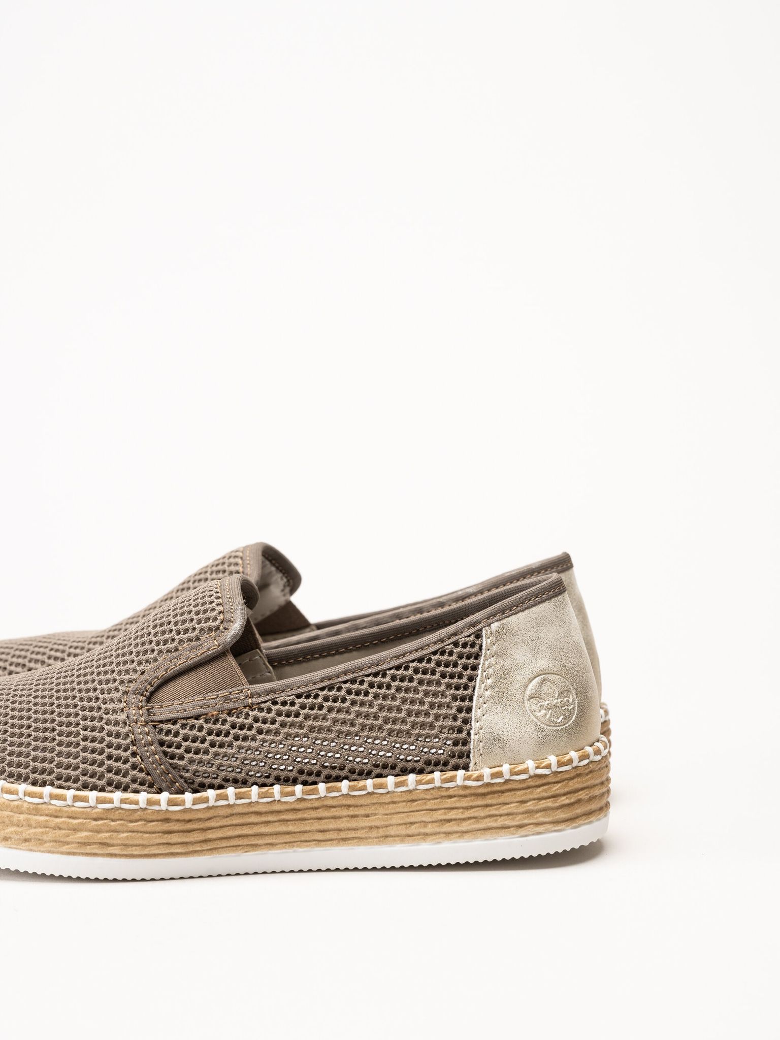 Rieker - Grå slip on skor