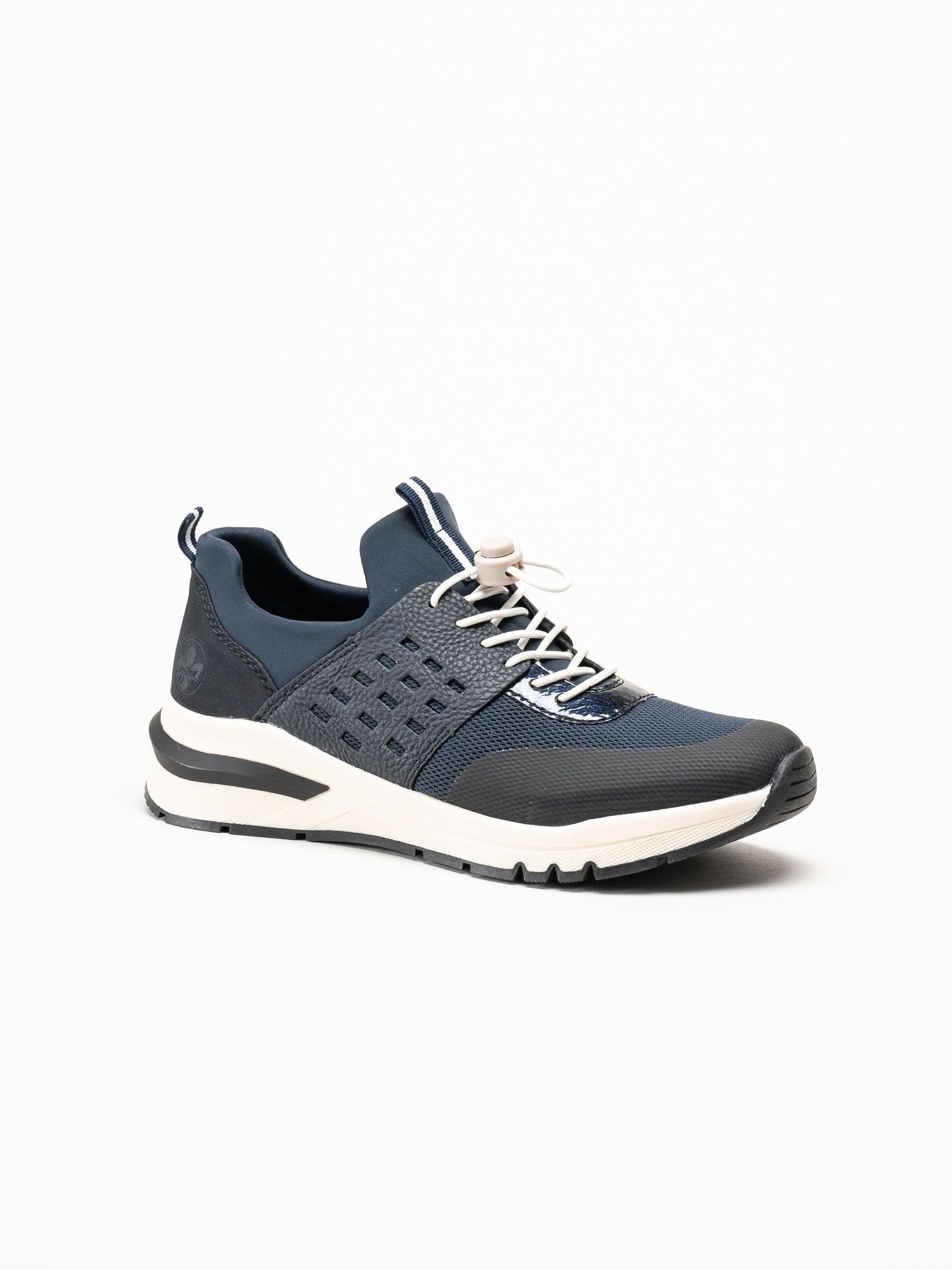 Rieker - Mörkblå slip on sneakers