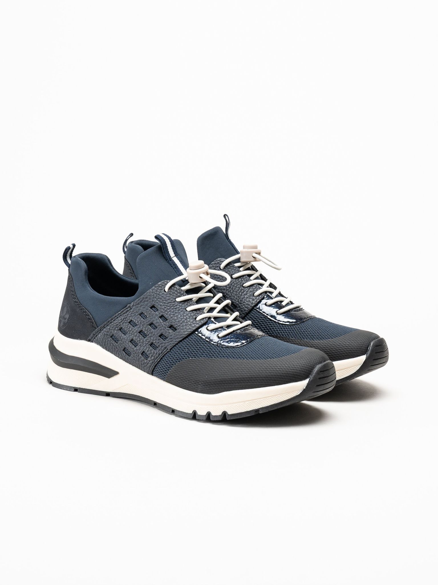 Rieker - Mörkblå slip on sneakers