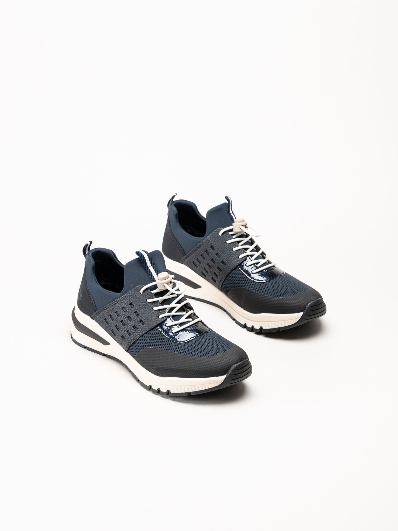 Rieker - Mörkblå slip on sneakers