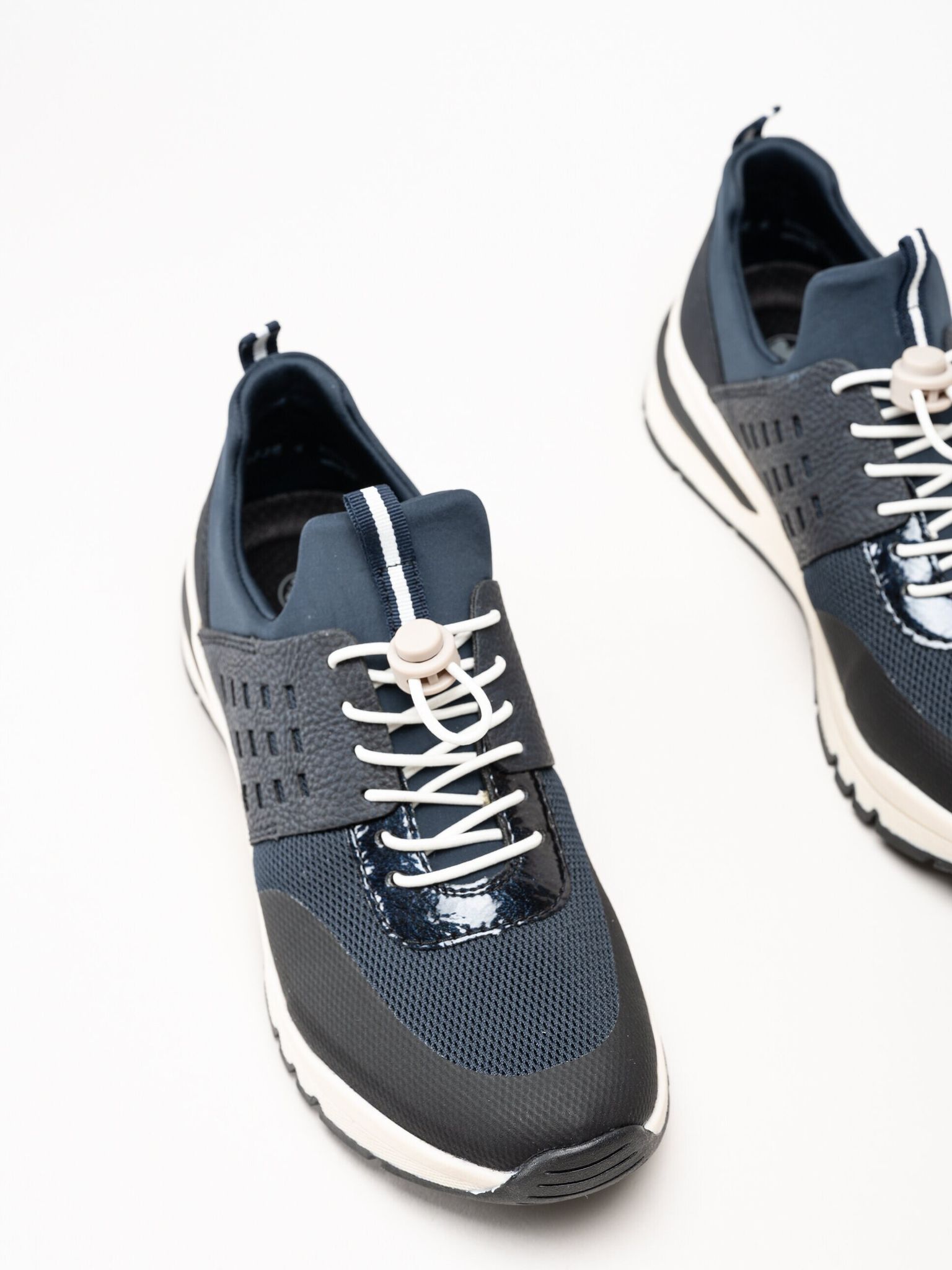 Rieker - Mörkblå slip on sneakers
