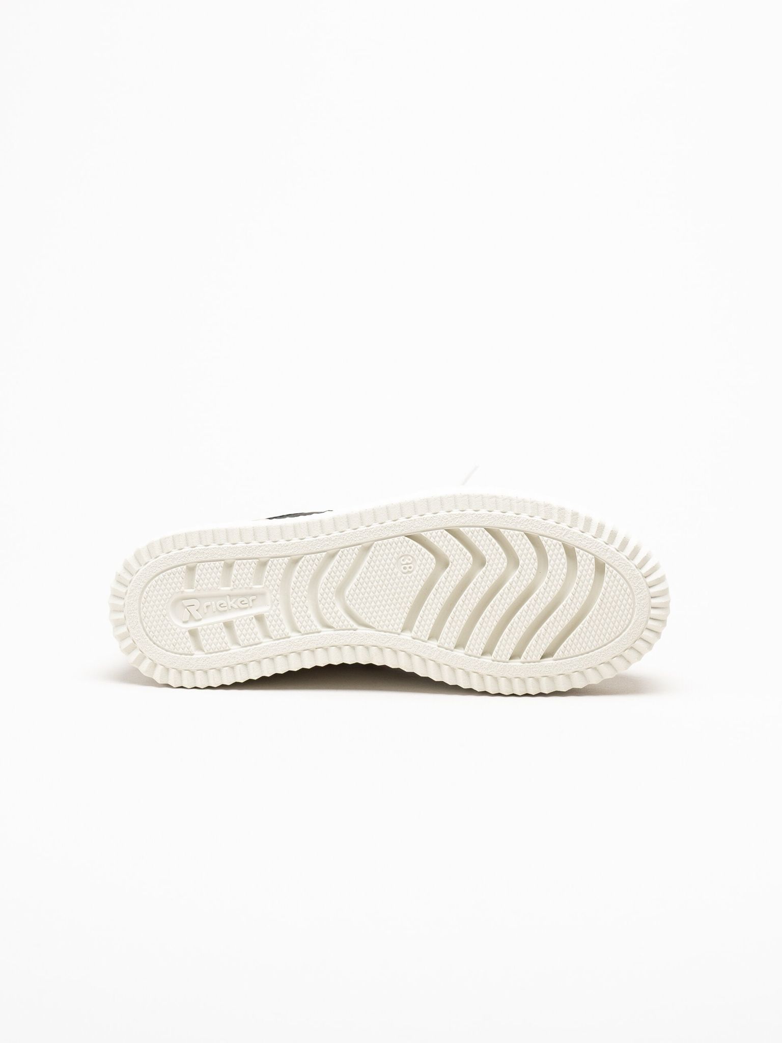 Rieker - Beige sneakers i mesh